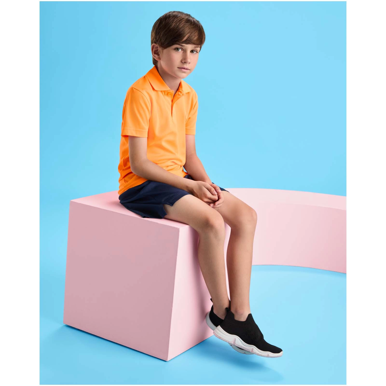 Immagine Polo sportiva a maniche corte da bambino Monzha