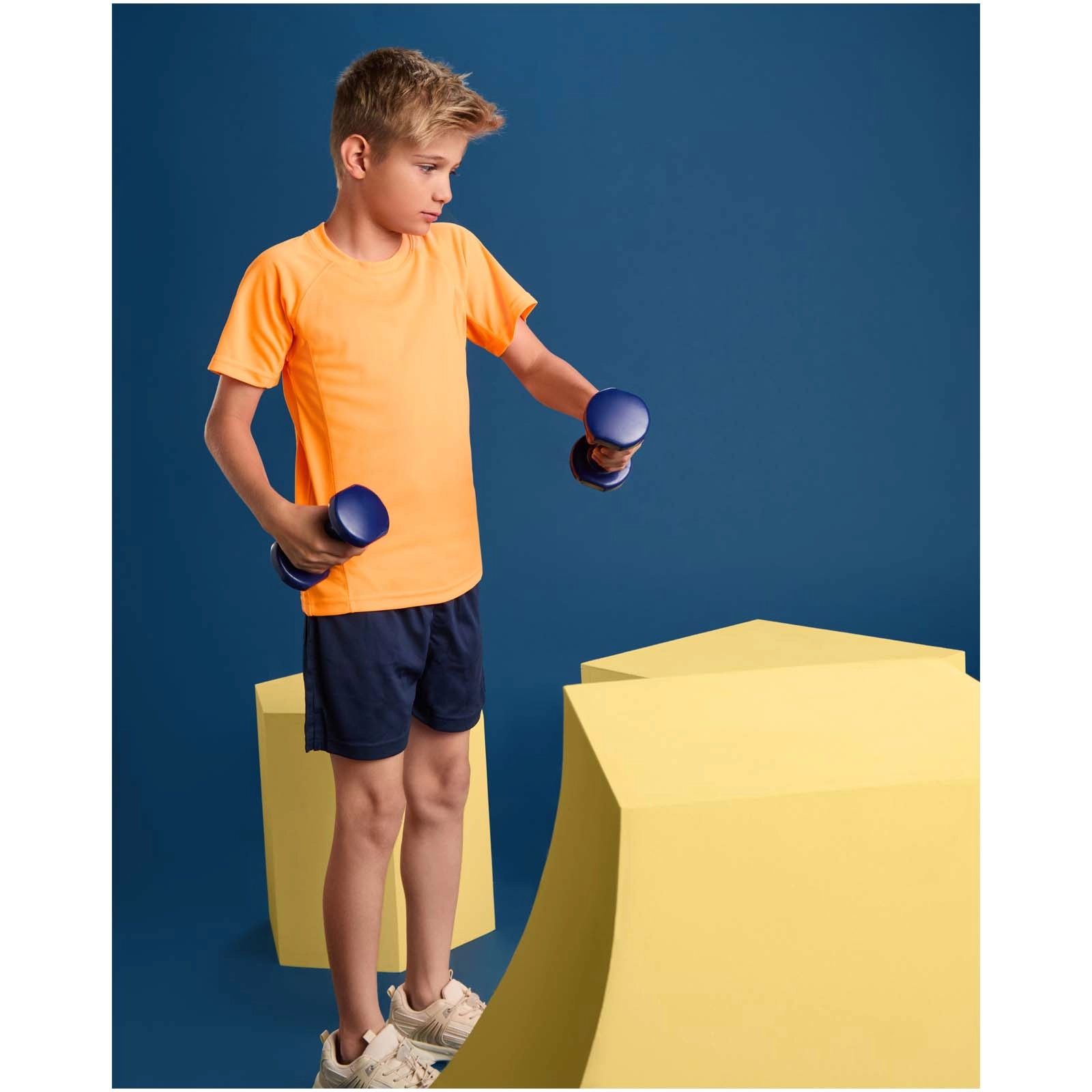 Immagine T-shirt sportiva a maniche corte da bambino Montecarlo