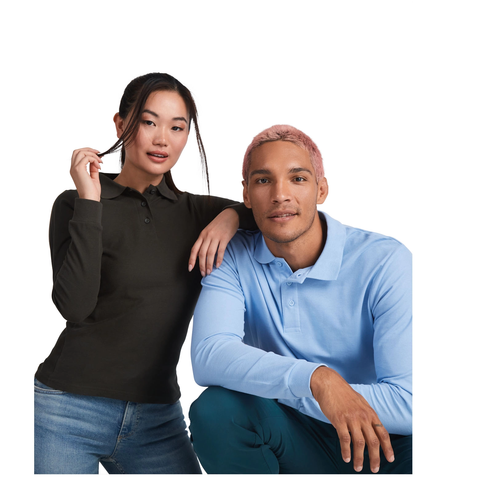 Immagine Polo da uomo a maniche lunghe Estrella