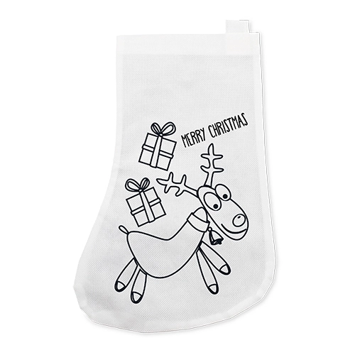 Immagine SET DA COLORARE CALZA BEFANA 