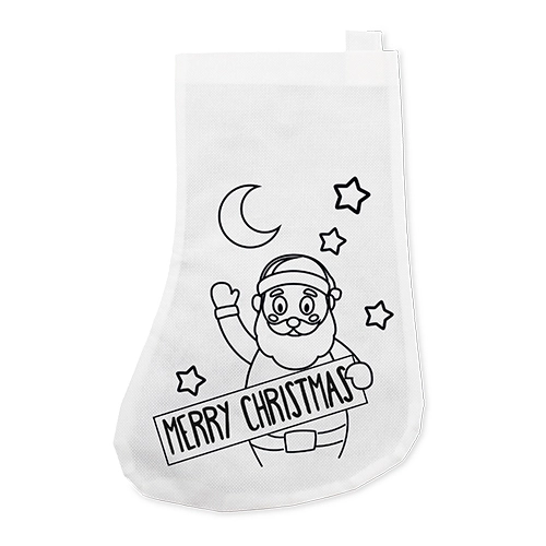 Immagine SET DA COLORARE CALZA BEFANA 