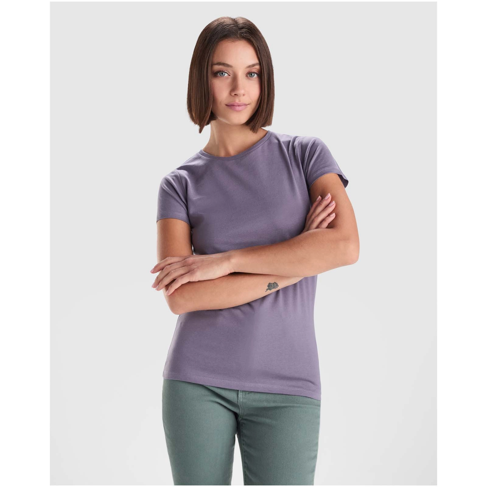 Immagine T-shirt a maniche corte in cotone biologico da donna Breda
