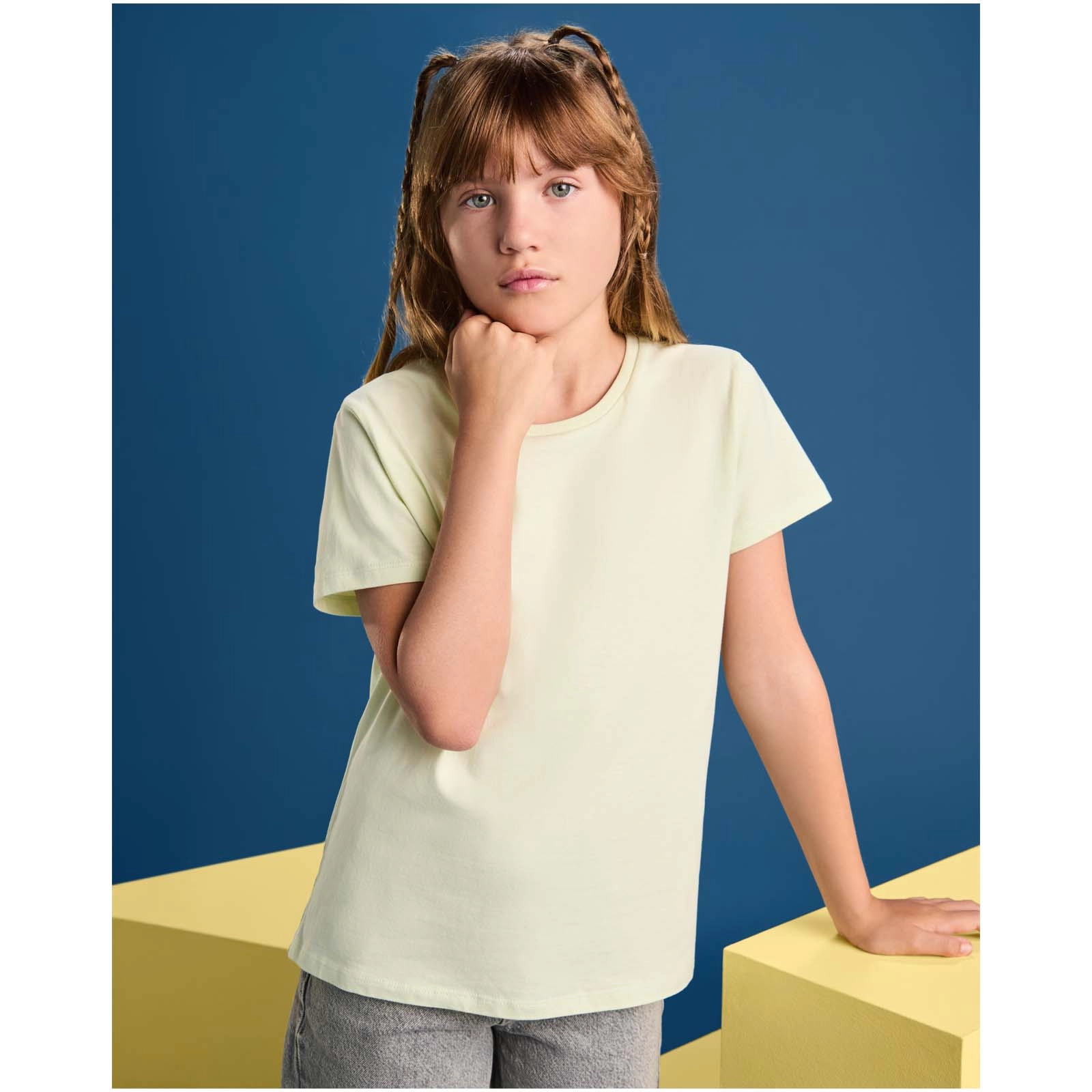 Immagine T-shirt a maniche corte in cotone biologico da bambino Breda