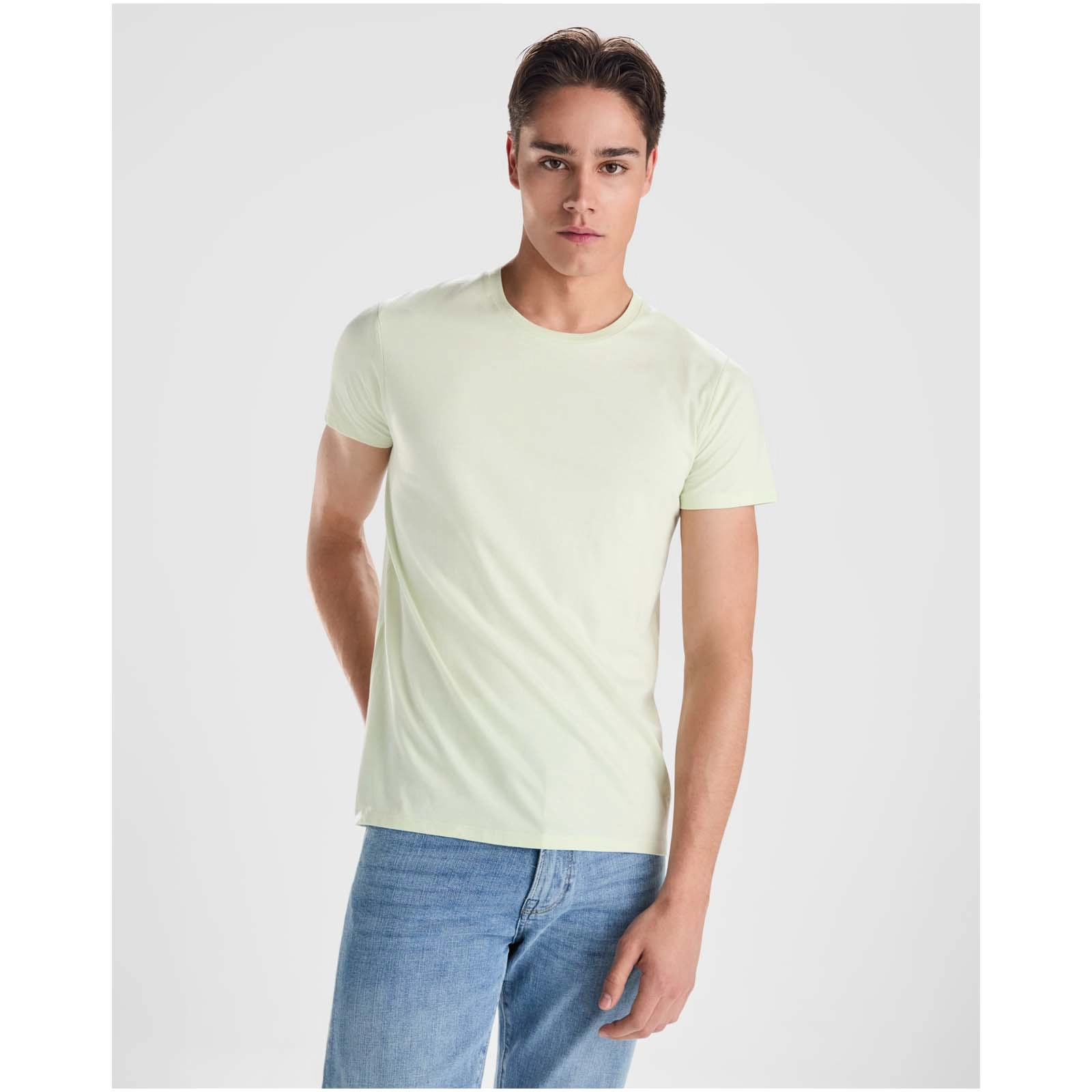 Immagine T-shirt a maniche corte in cotone biologico da uomo Breda