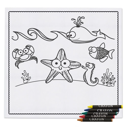 Immagine TOVAGLIETTA BIMBI + PASTELLI A CERA