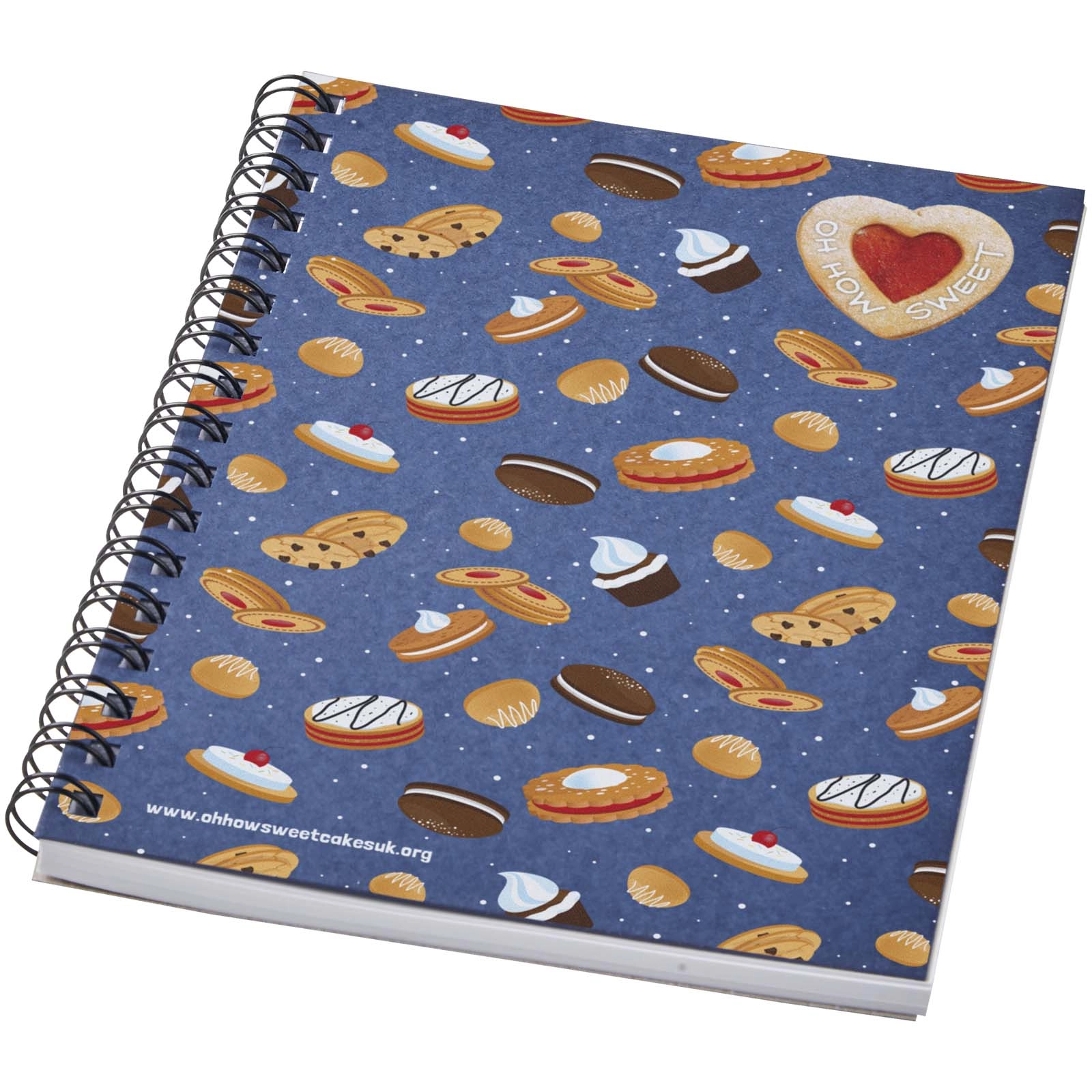 Immagine Blocco note A6 colorato con spirale Desk-Mate®