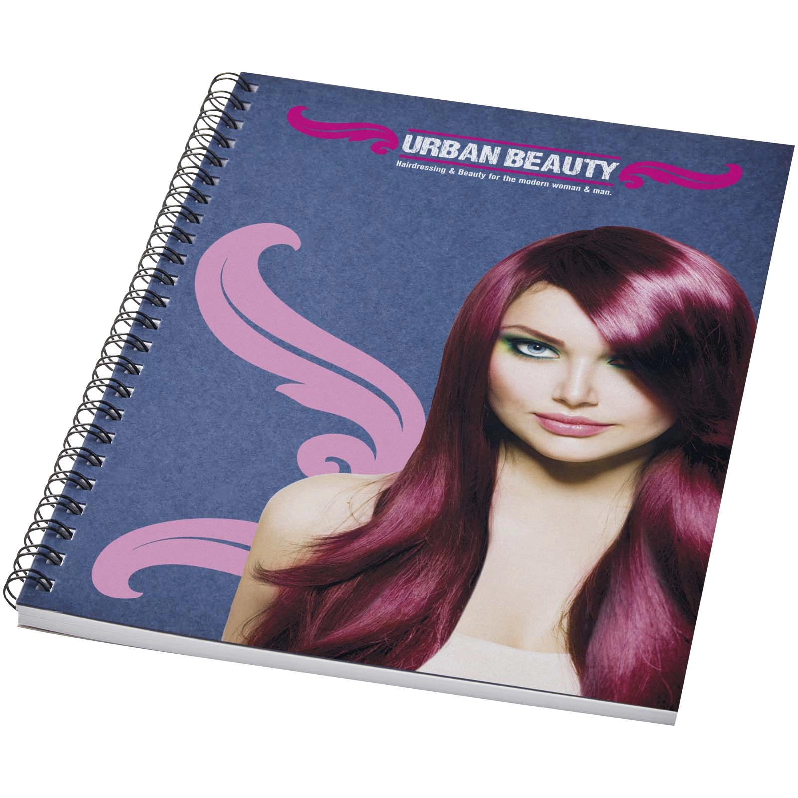 Immagine Blocco note A5 colorato con spirale Desk-Mate®