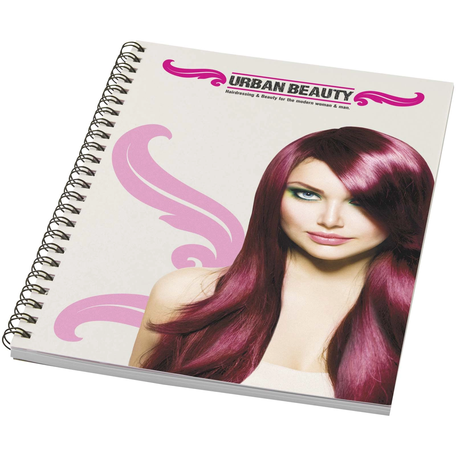 Immagine Blocco note A5 colorato con spirale Desk-Mate®