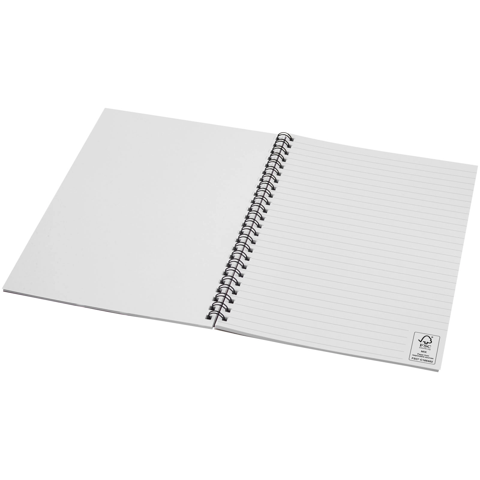 Immagine Blocco note A5 colorato con spirale Desk-Mate®