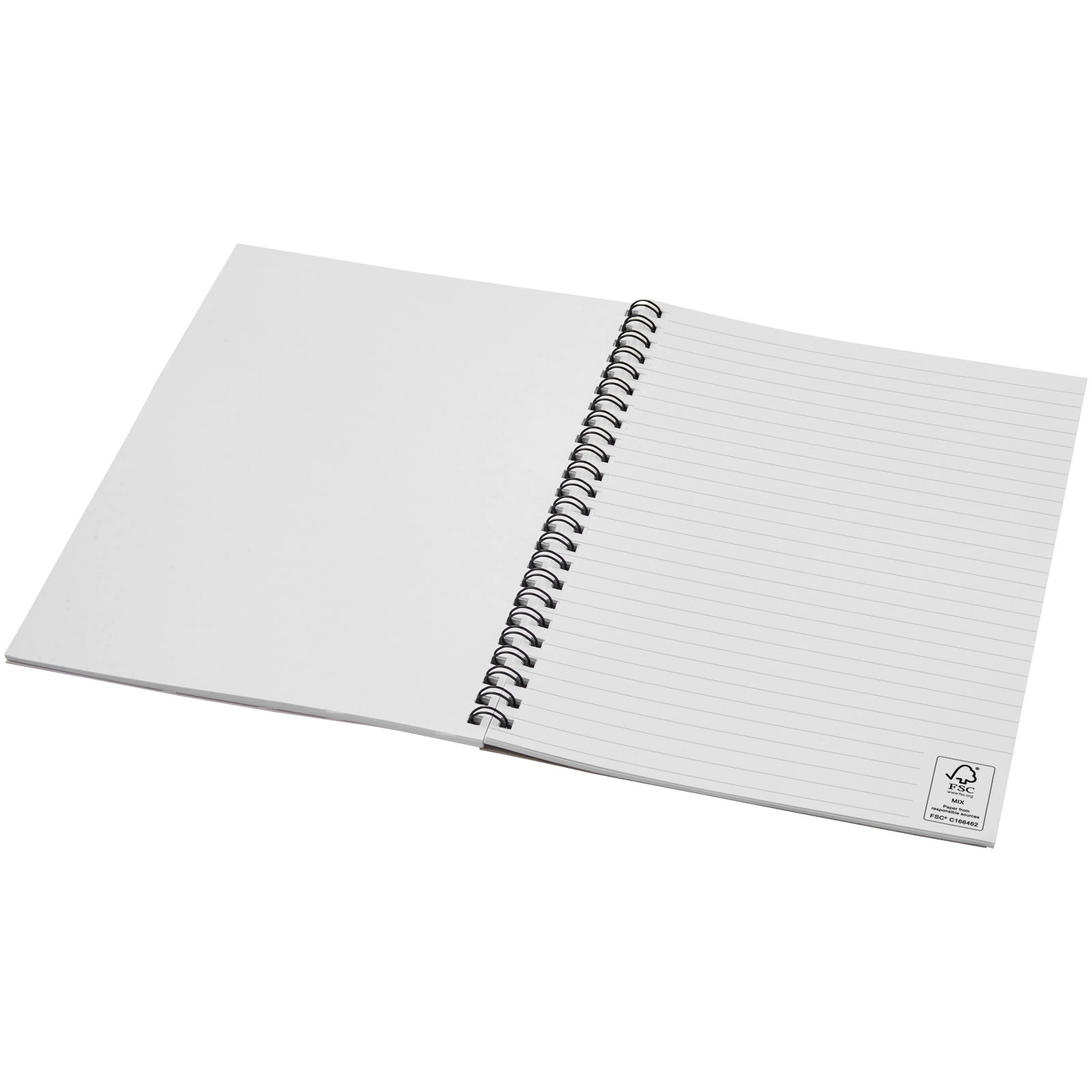 Immagine Blocco note A5 colorato con spirale Desk-Mate®