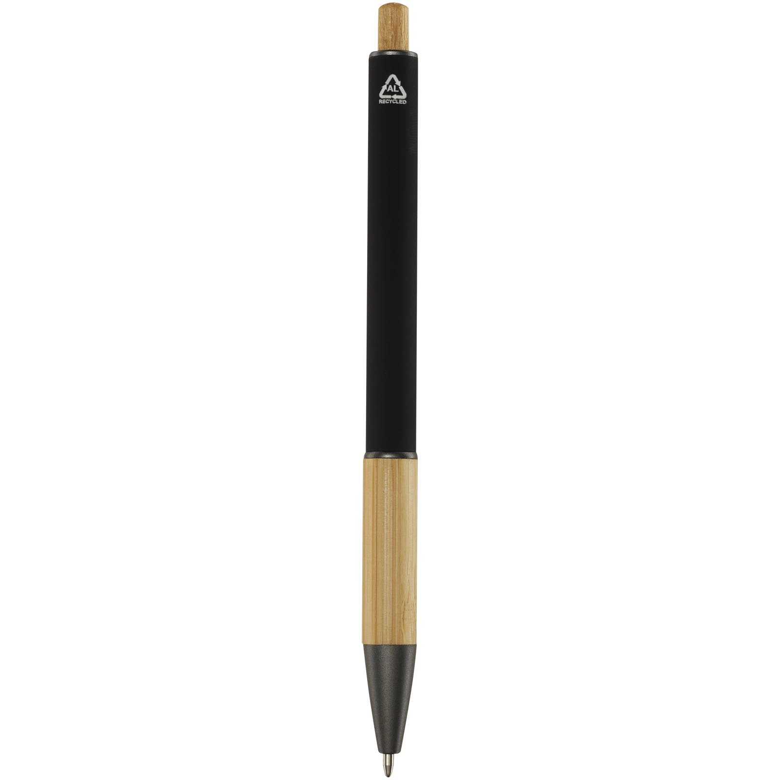 Immagine Penna a sfera in alluminio riciclato Darius (inchiostro nero)