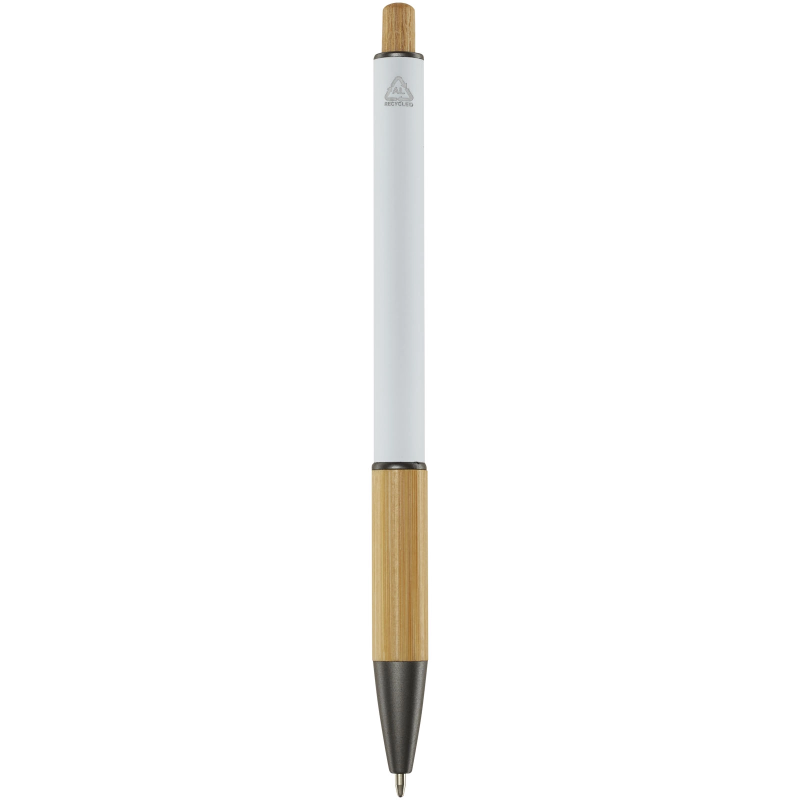 Immagine Penna a sfera in alluminio riciclato Darius (inchiostro nero)