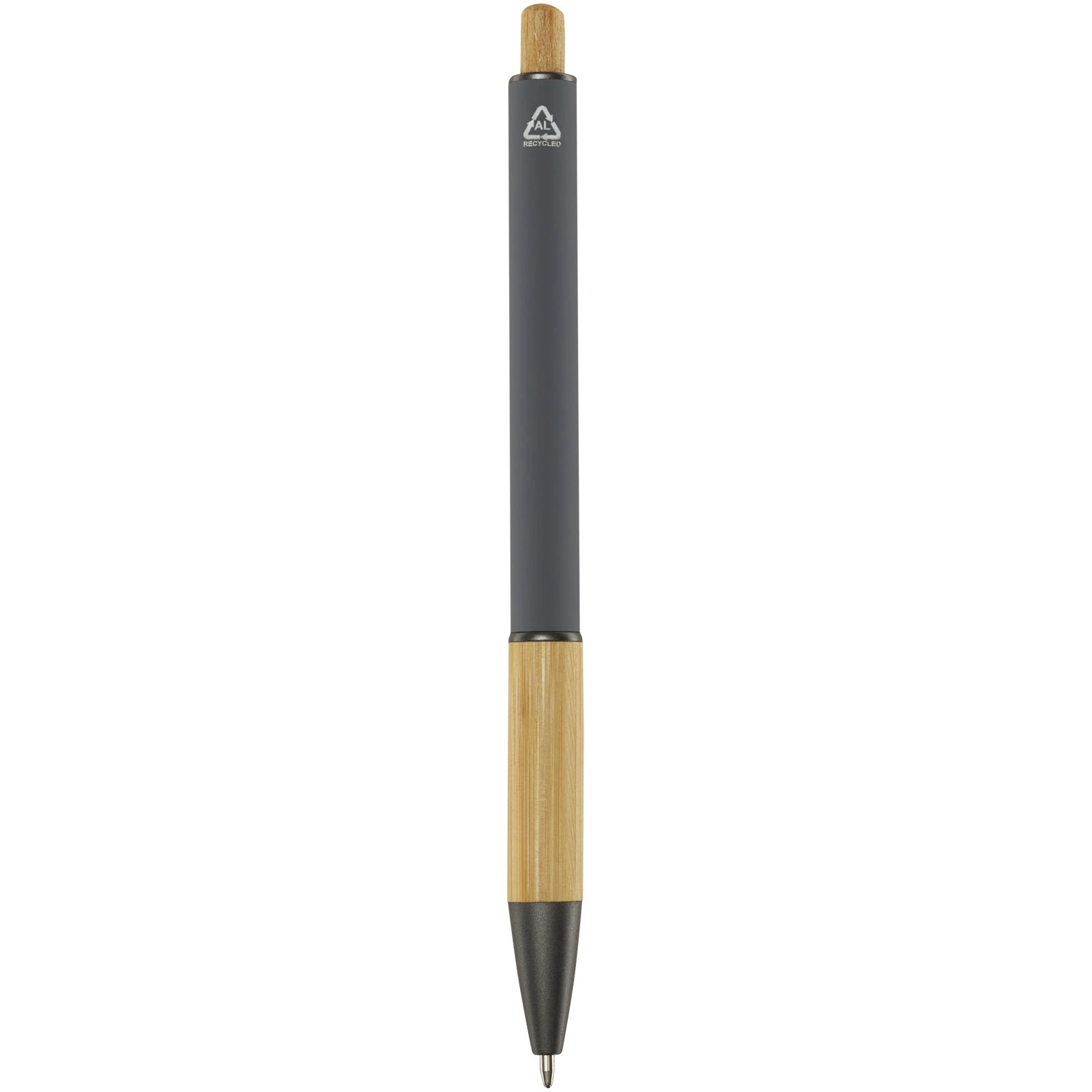 Immagine Penna a sfera in alluminio riciclato Darius (inchiostro nero)