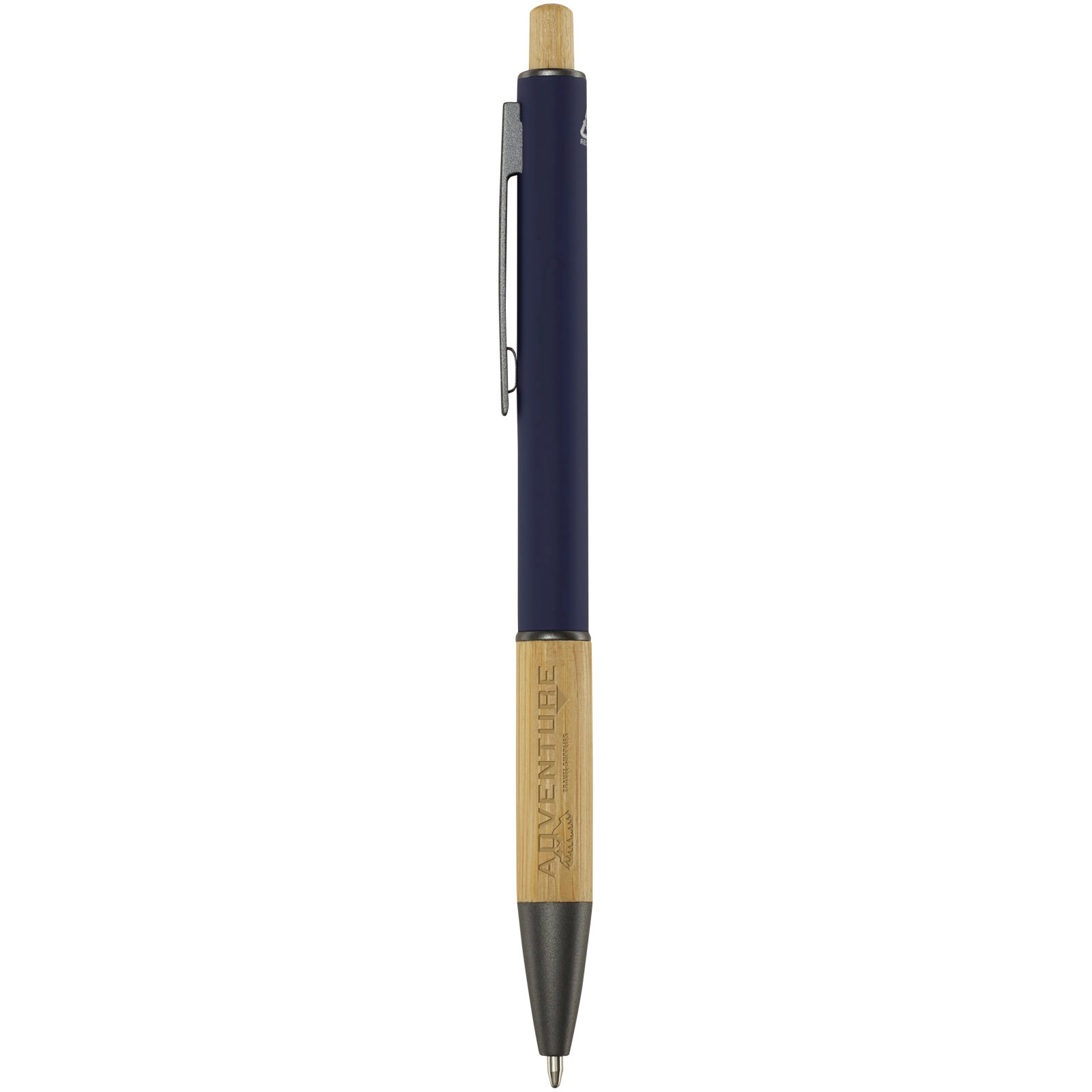Immagine Penna a sfera in alluminio riciclato Darius (inchiostro blu)