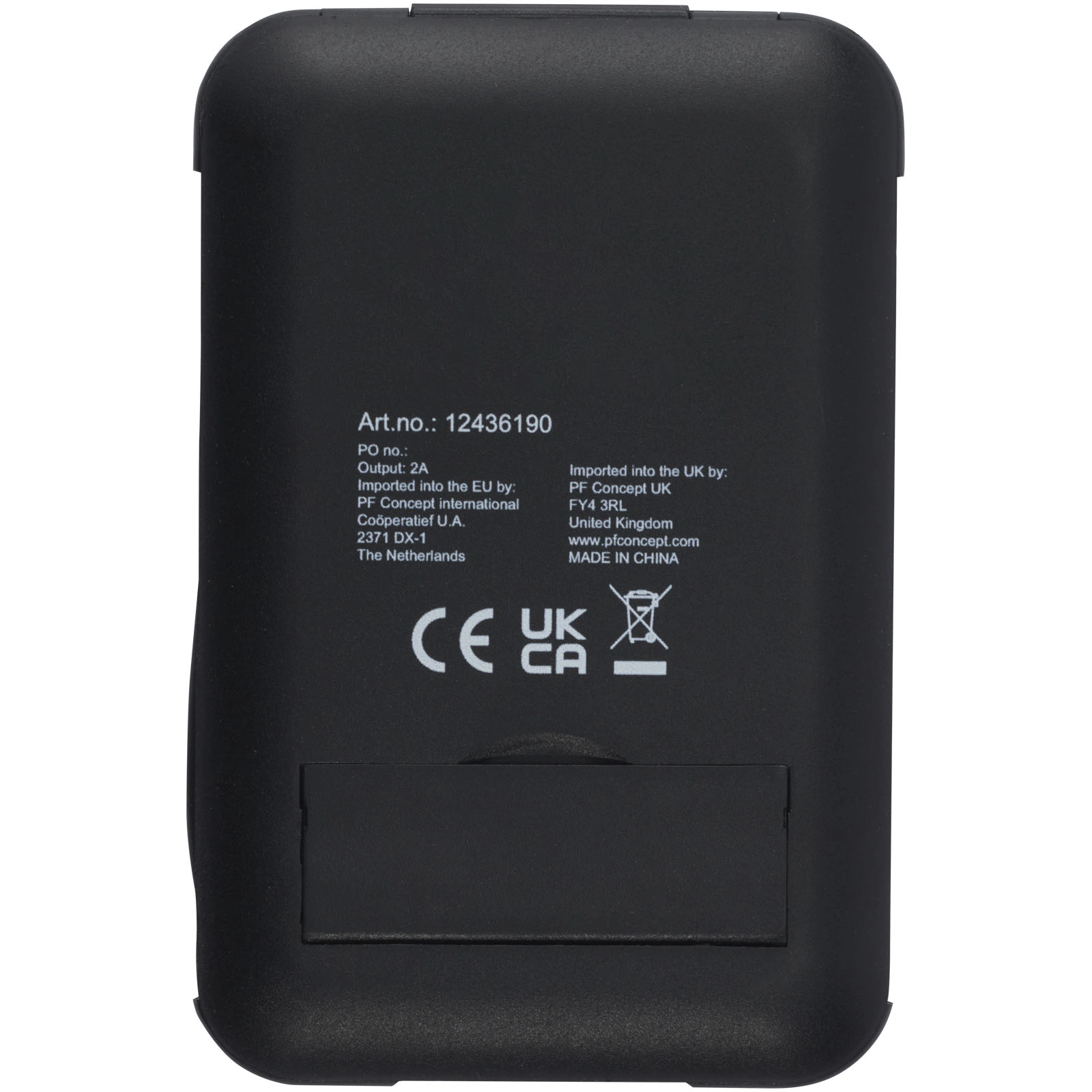 Immagine Cavo di ricarica modulare in plastica riciclata con supporto per telefono Savvy