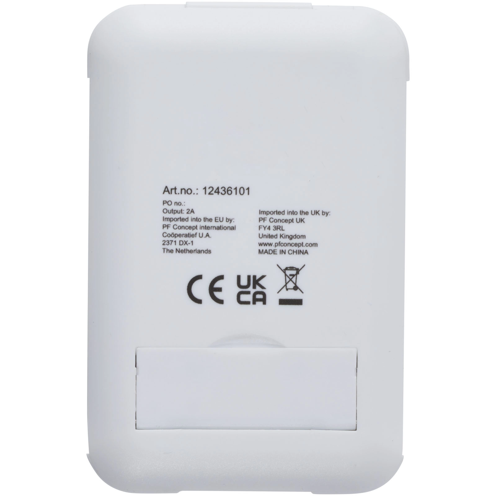 Immagine Cavo di ricarica modulare in plastica riciclata con supporto per telefono Savvy