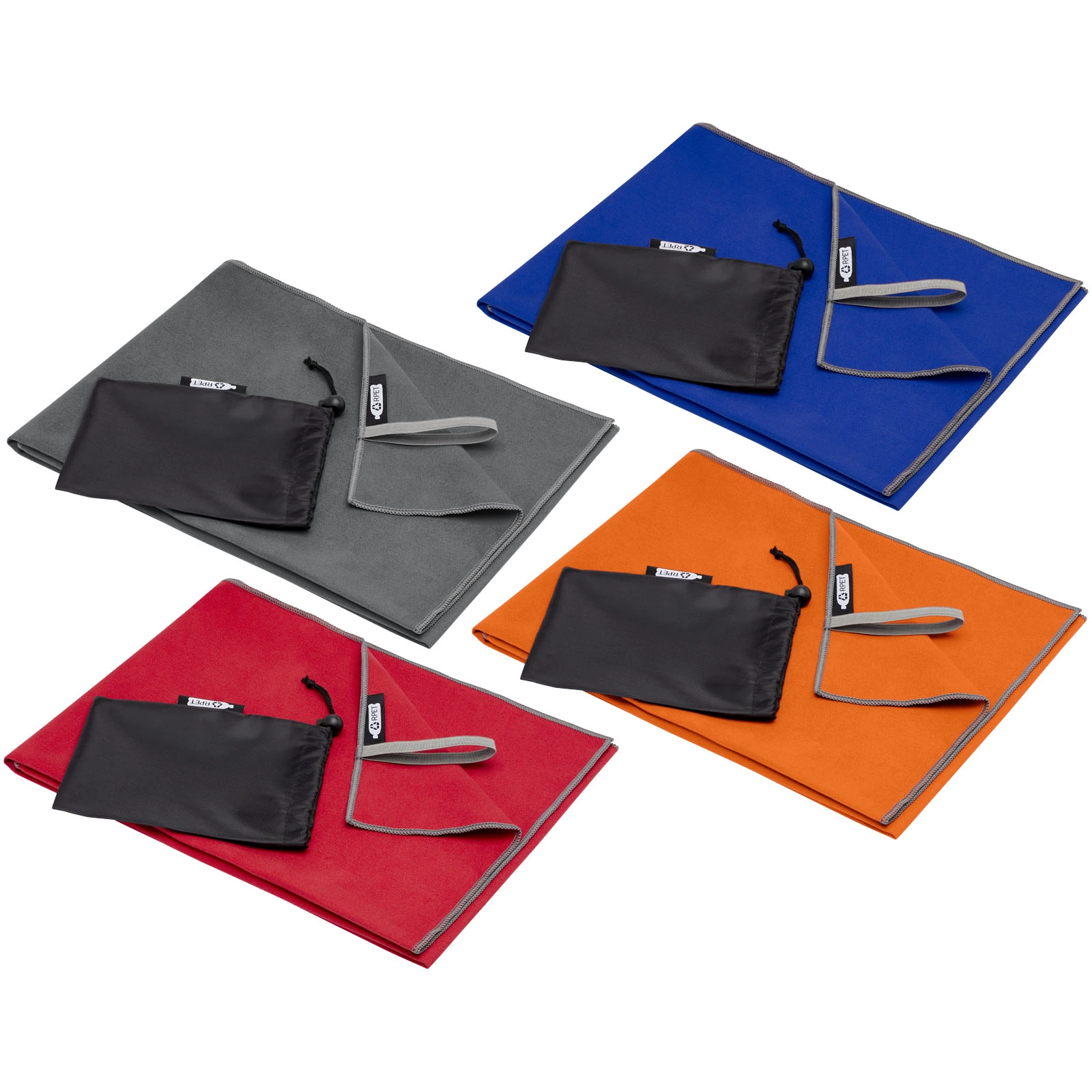 Immagine Asciugamano ultraleggero ad asciugatura rapida certificato GRS 50 x 100 cm Pieter