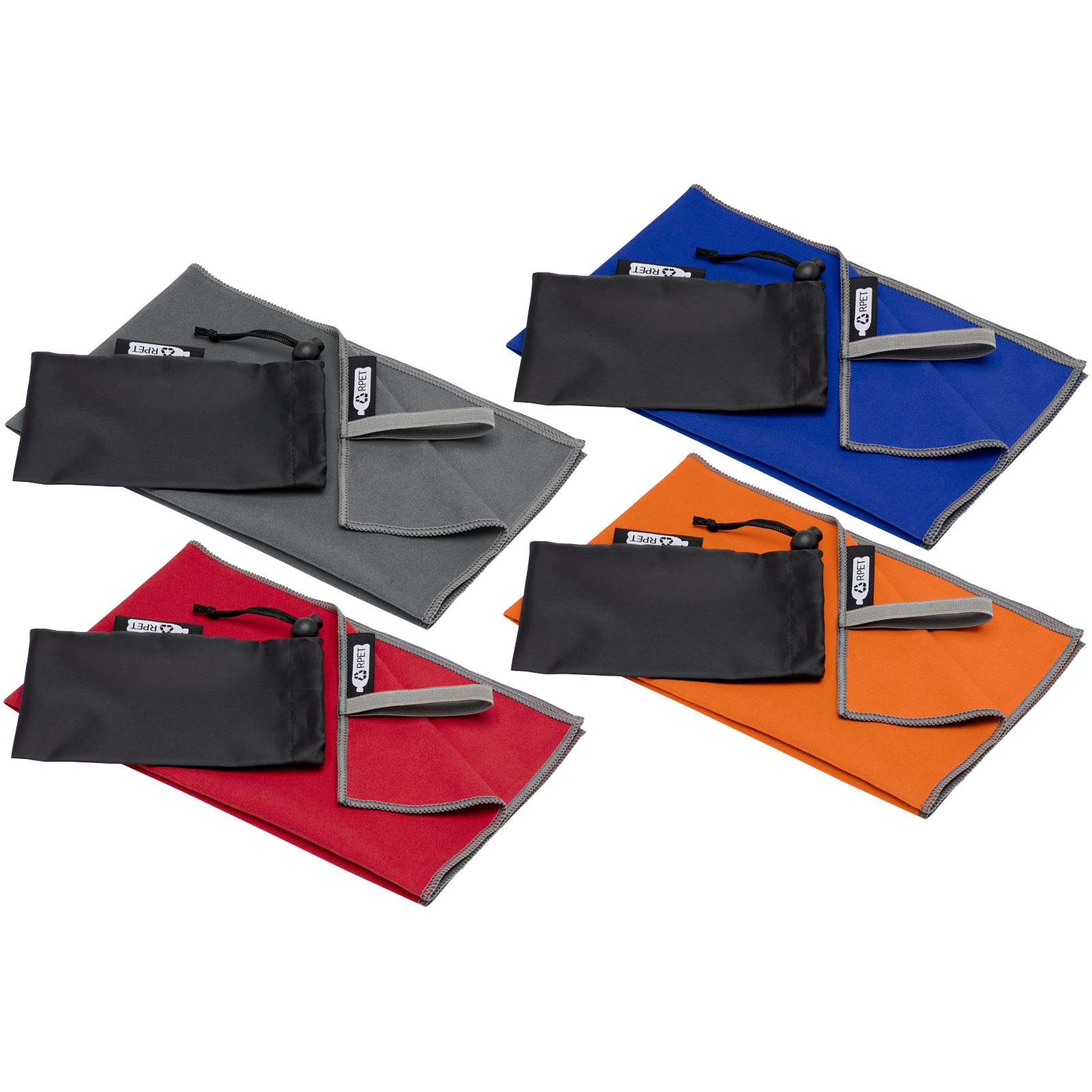 Immagine Asciugamano ultraleggero ad asciugatura rapida certificato GRS 30 x 50 cm Pieter