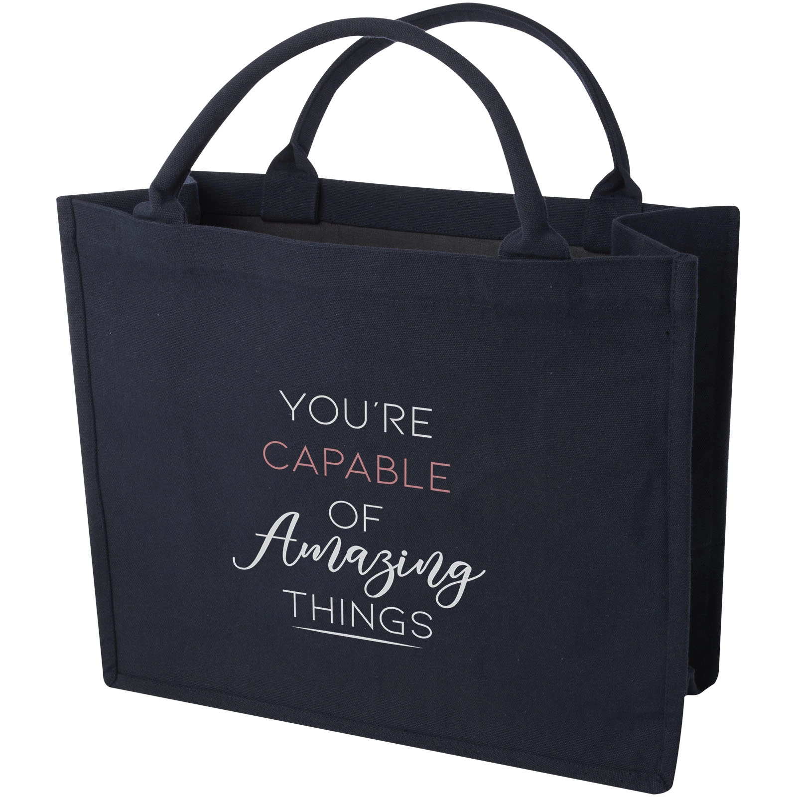 Immagine Tote bag per libri in materiale riciclato da 500 g/m² Page Aware™