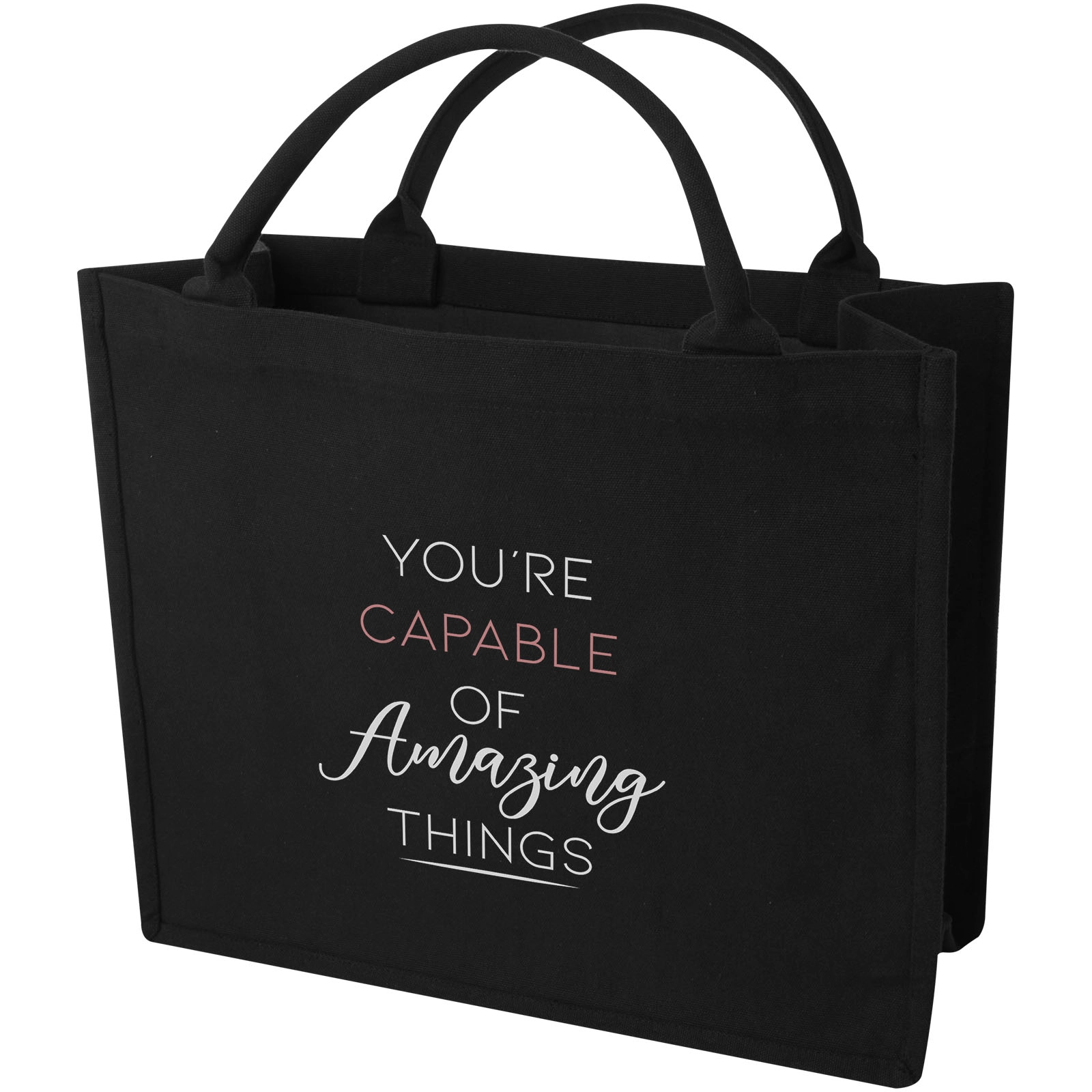 Immagine Tote bag per libri in materiale riciclato da 500 g/m² Page Aware™