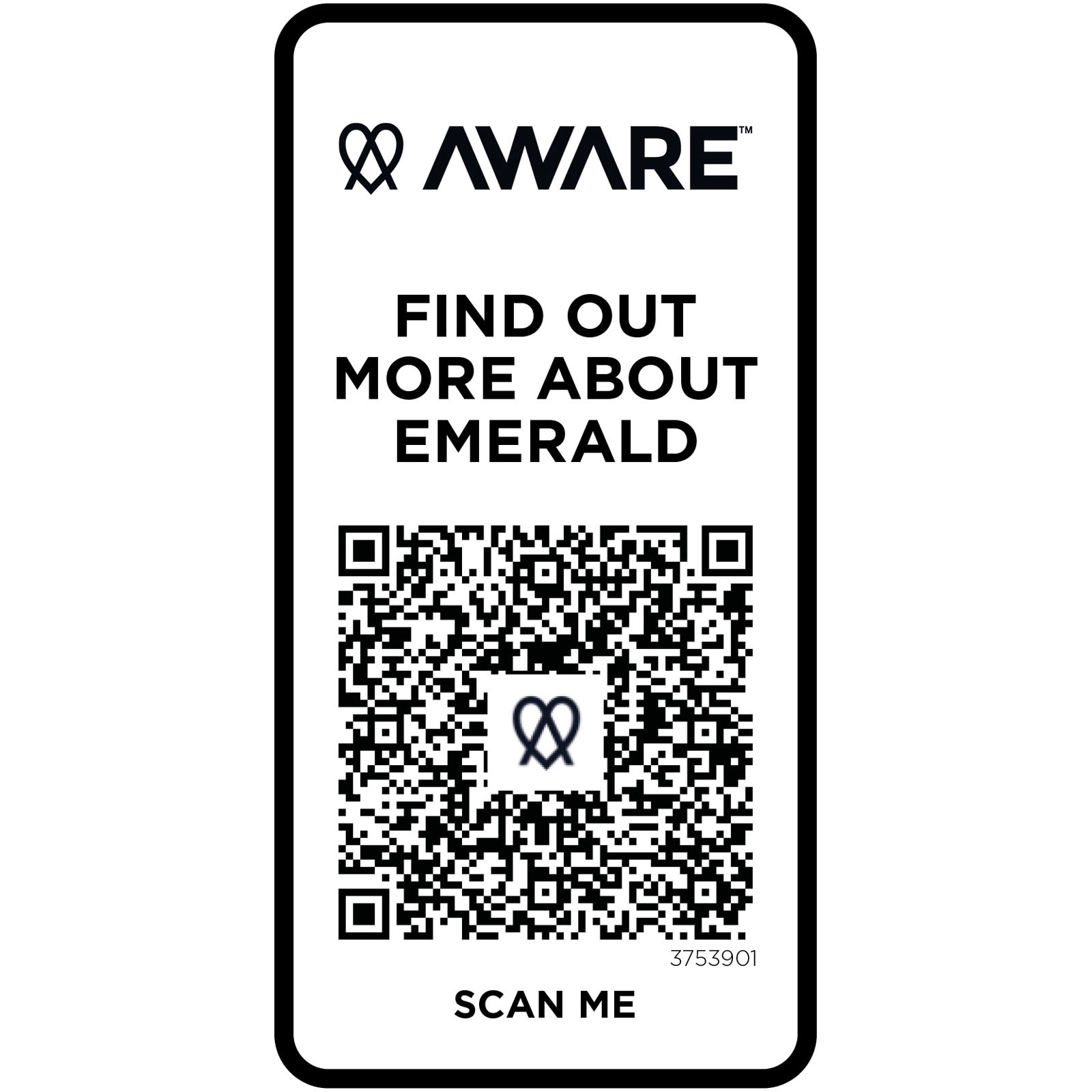 Immagine Polo unisex a maniche corte in tessuto riciclato Emerald Aware™