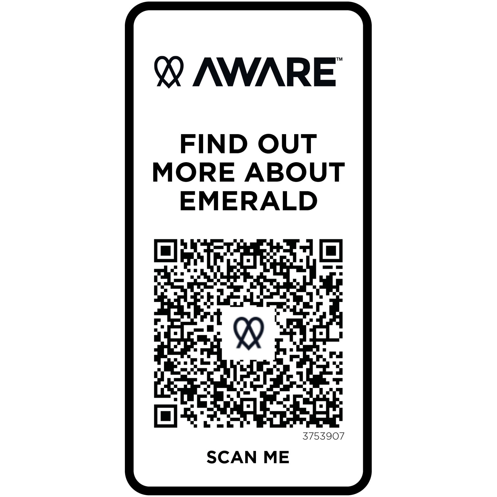 Immagine Polo unisex a maniche corte in tessuto riciclato Emerald Aware™