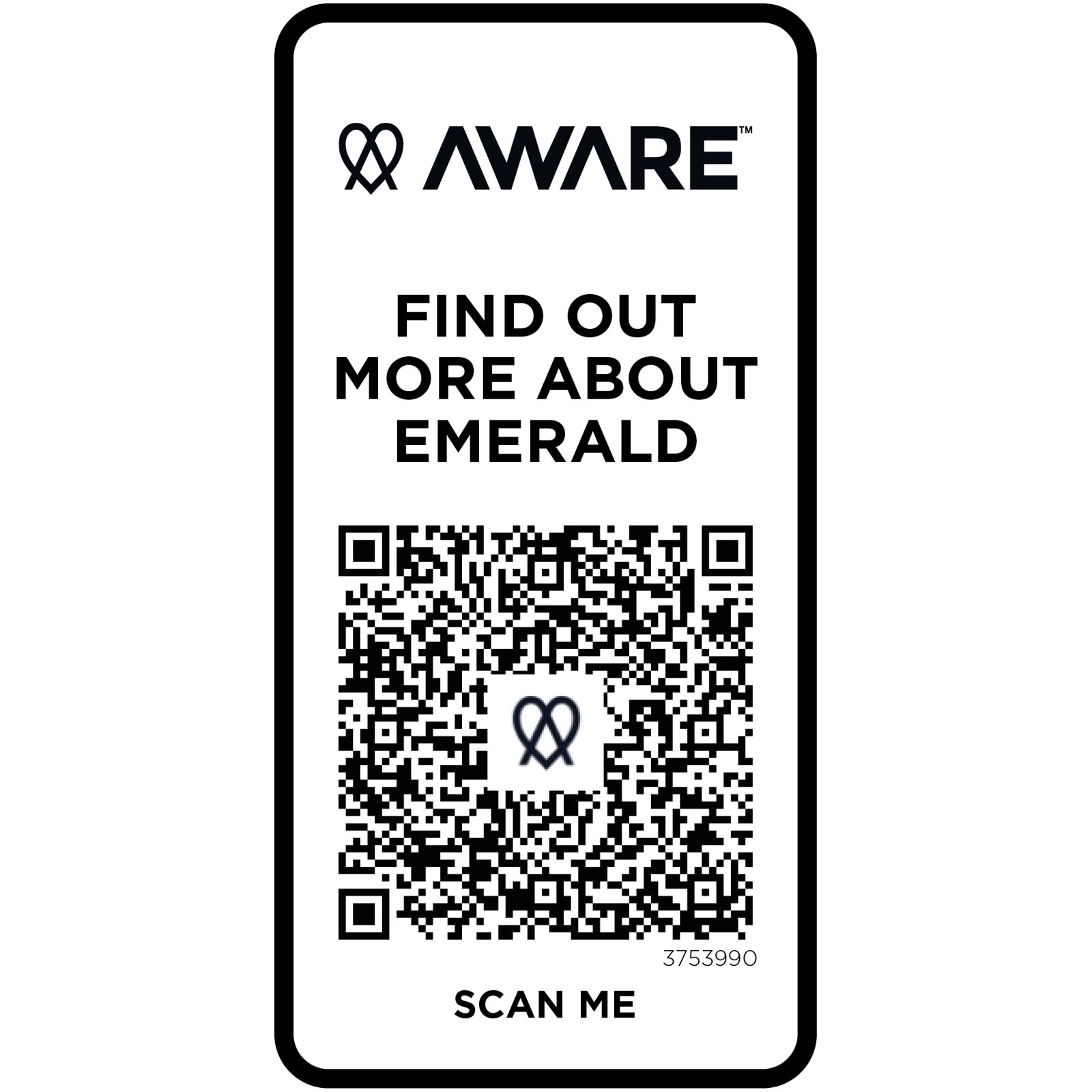 Immagine Polo unisex a maniche corte in tessuto riciclato Emerald Aware™