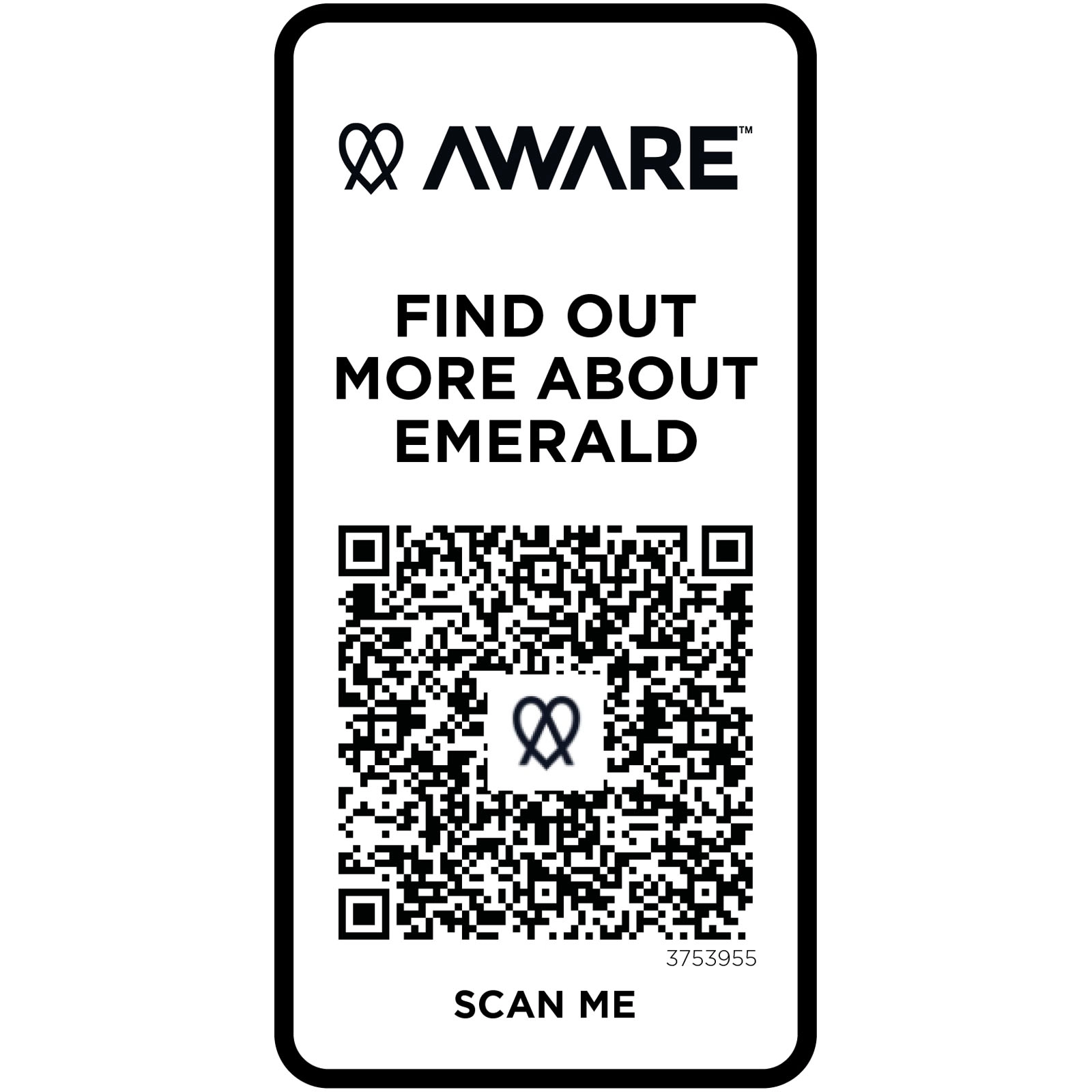 Immagine Polo unisex a maniche corte in tessuto riciclato Emerald Aware™