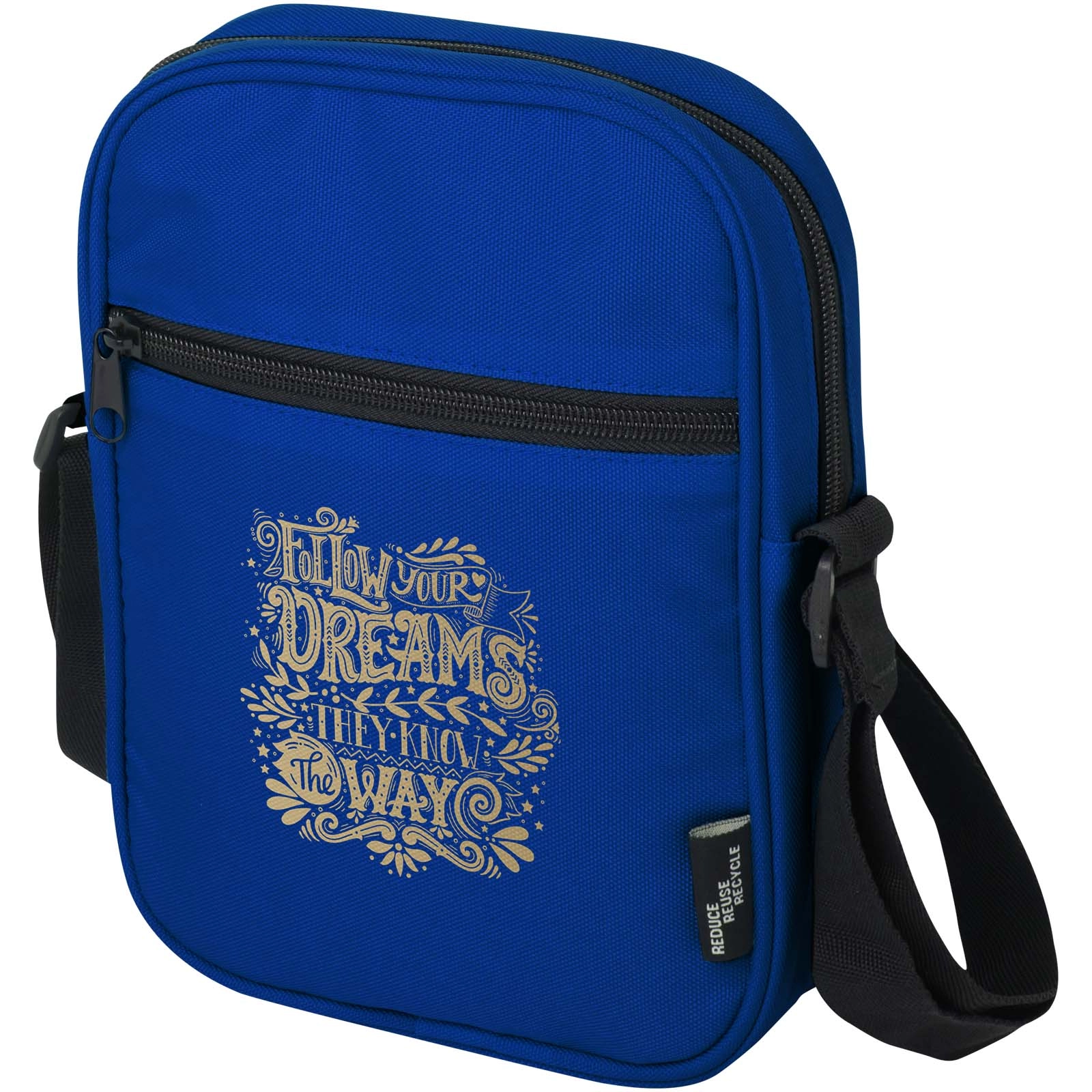 Immagine Borsa a tracolla in materiale riciclato certificato GRS Byron 2l