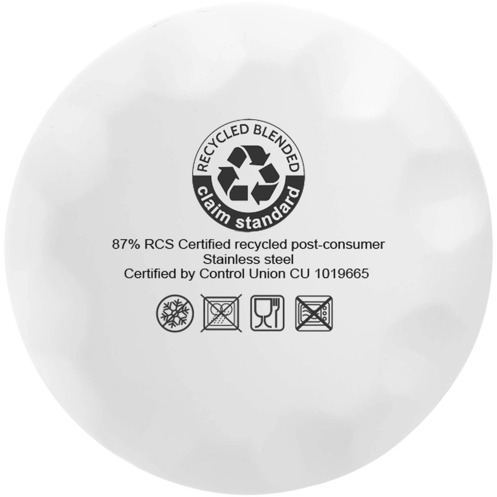 Immagine Borraccia termica in acciaio inossidabile riciclato certificato RCS con isolamento sottovuoto in rame da 500 ml Cove 