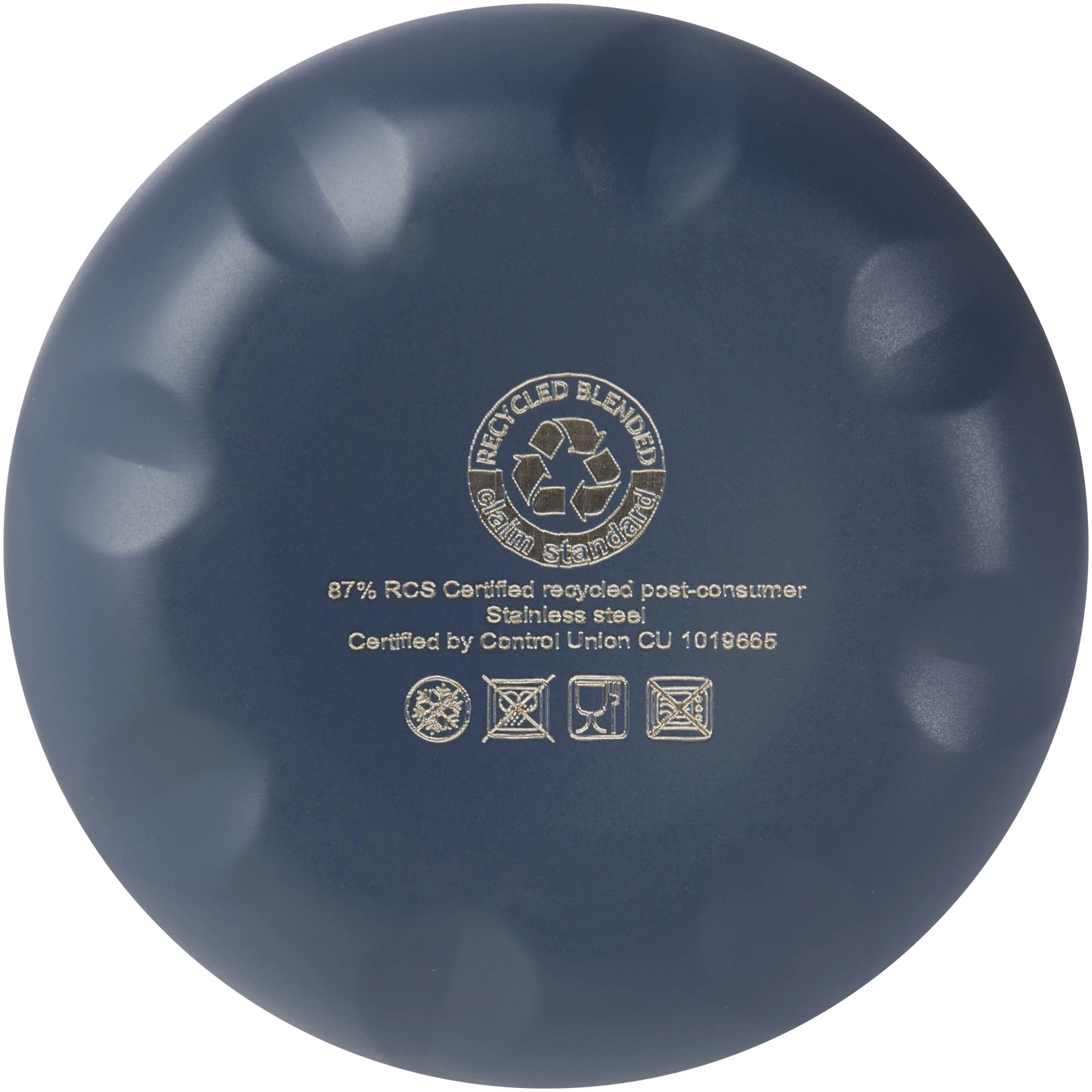 Immagine Borraccia termica in acciaio inossidabile riciclato certificato RCS con isolamento sottovuoto in rame da 500 ml Cove 