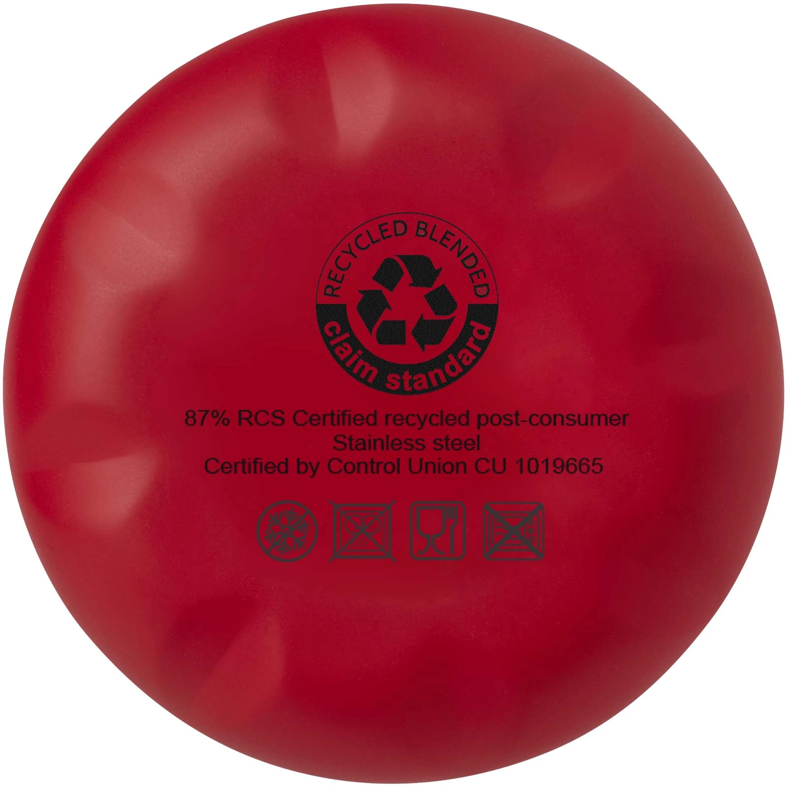 Immagine Borraccia termica in acciaio inossidabile riciclato certificato RCS con isolamento sottovuoto in rame da 500 ml Cove 