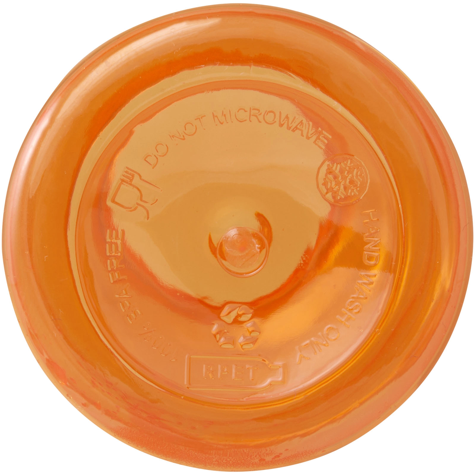 Immagine Borraccia in plastica riciclata certificata RCS da 400 ml con moschettone Oregon