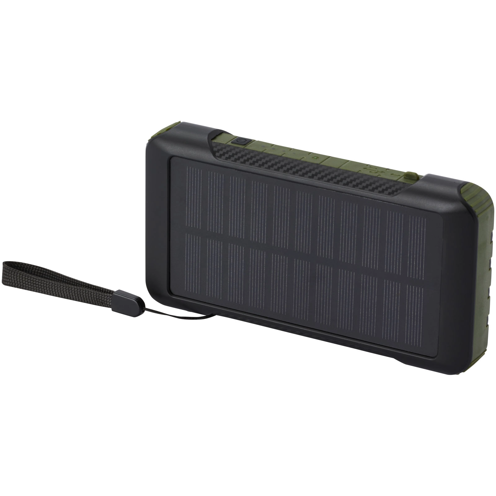 Immagine Power bank a dinamo solare in plastica riciclata RCS da 10.000 mAh Soldy 