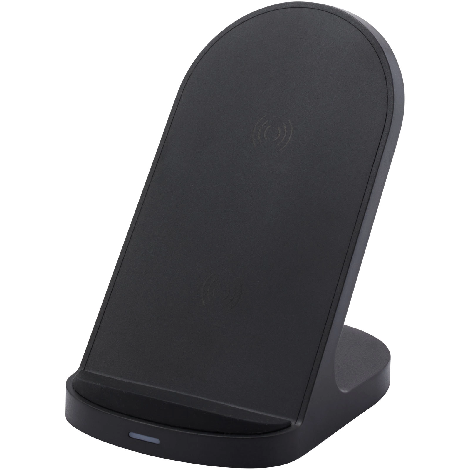 Immagine Stazione di ricarica in plastica riciclata RCS a doppia bobina da 15 W Loop