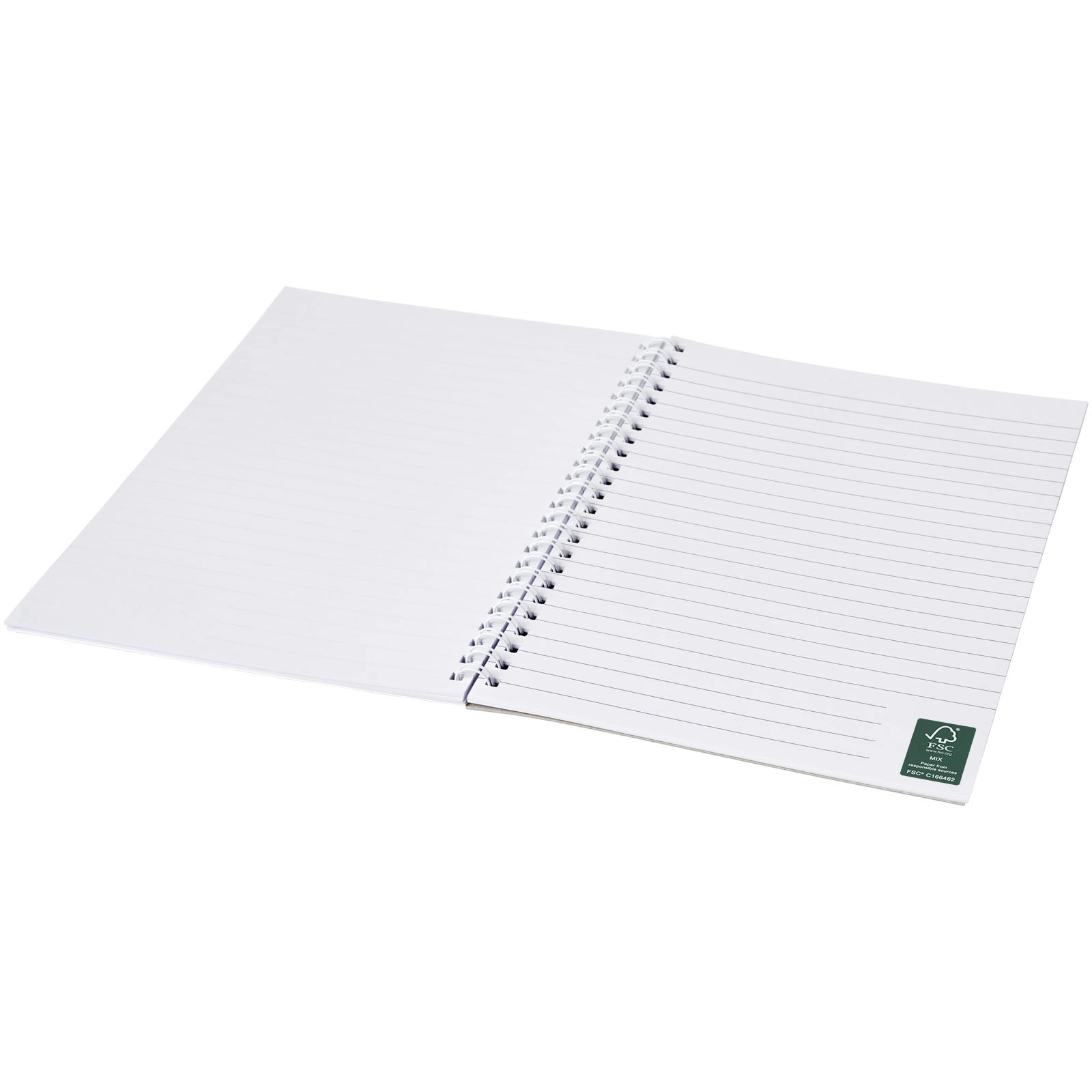 Immagine Blocco note a spirale A4 con copertina posteriore stampata Desk-Mate®