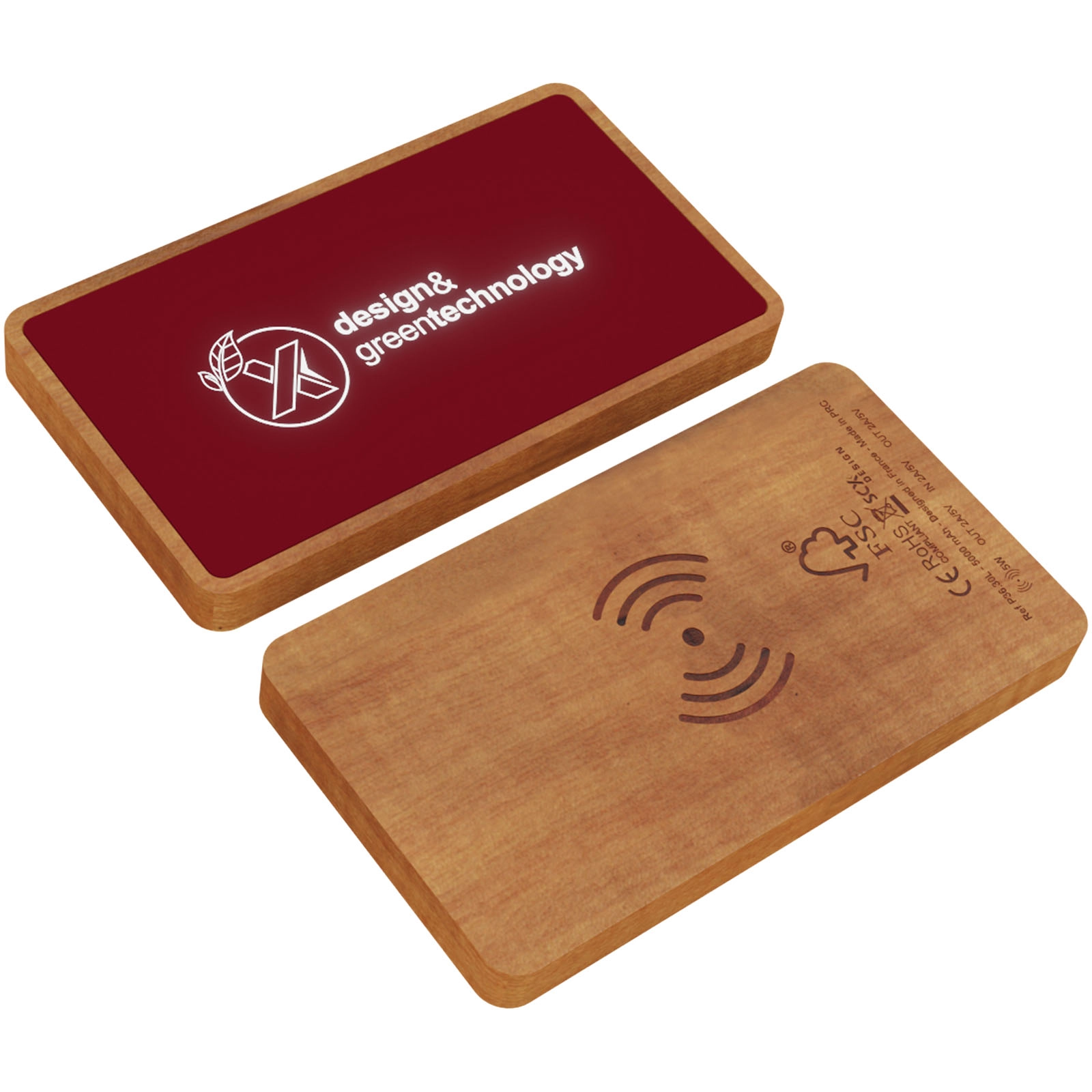 Immagine Power bank wireless luminoso da 5.000 mAh SCX.design P36