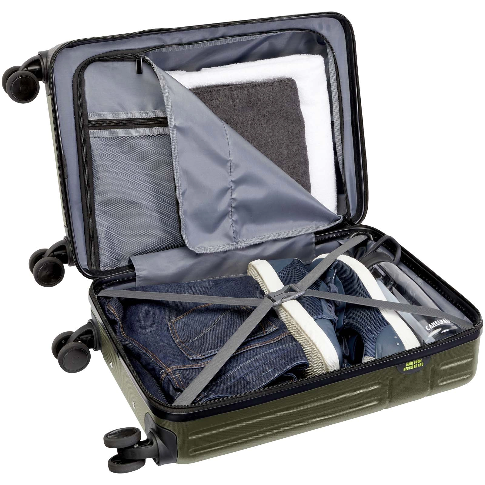 Immagine Trolley bagaglio a mano in materiale riciclato certificato GRS da 40 l per portatile da 20