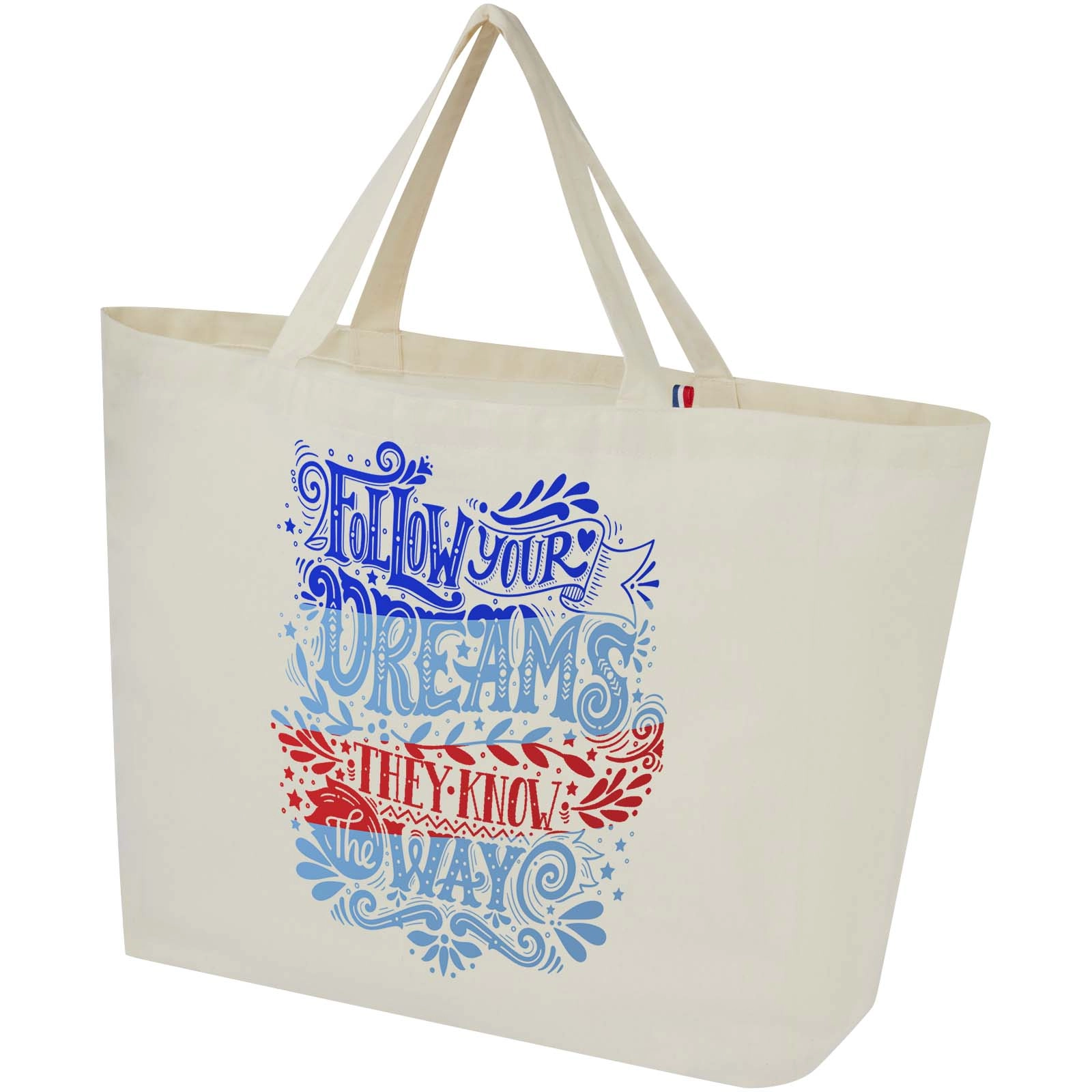 Immagine Tote bag riciclata da 200 g/m2 Cannes - 10L