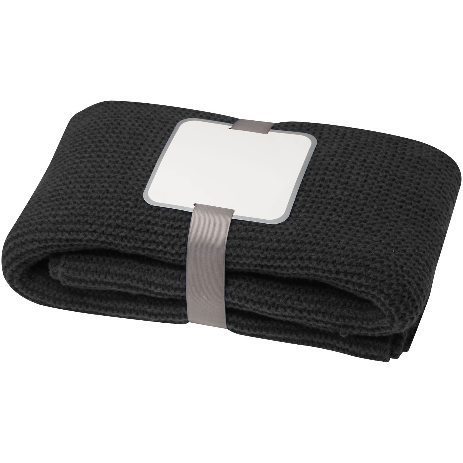 Immagine Coperta lavorata maglia di poliestere GRS da 150 x 120 cm Suzy