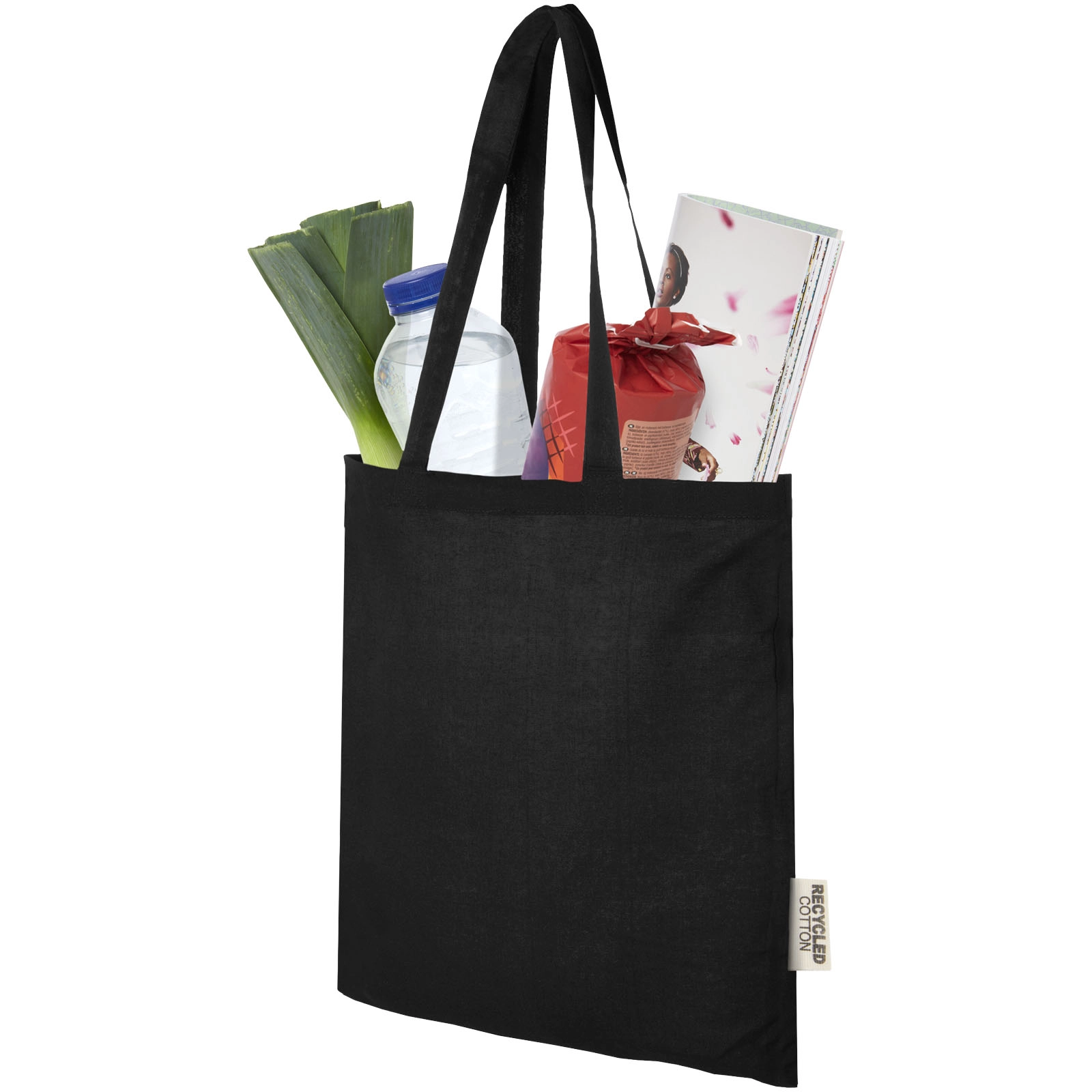 Immagine Tote bag in cotone riciclato GRS da 140 g/m2 Madras - 7L