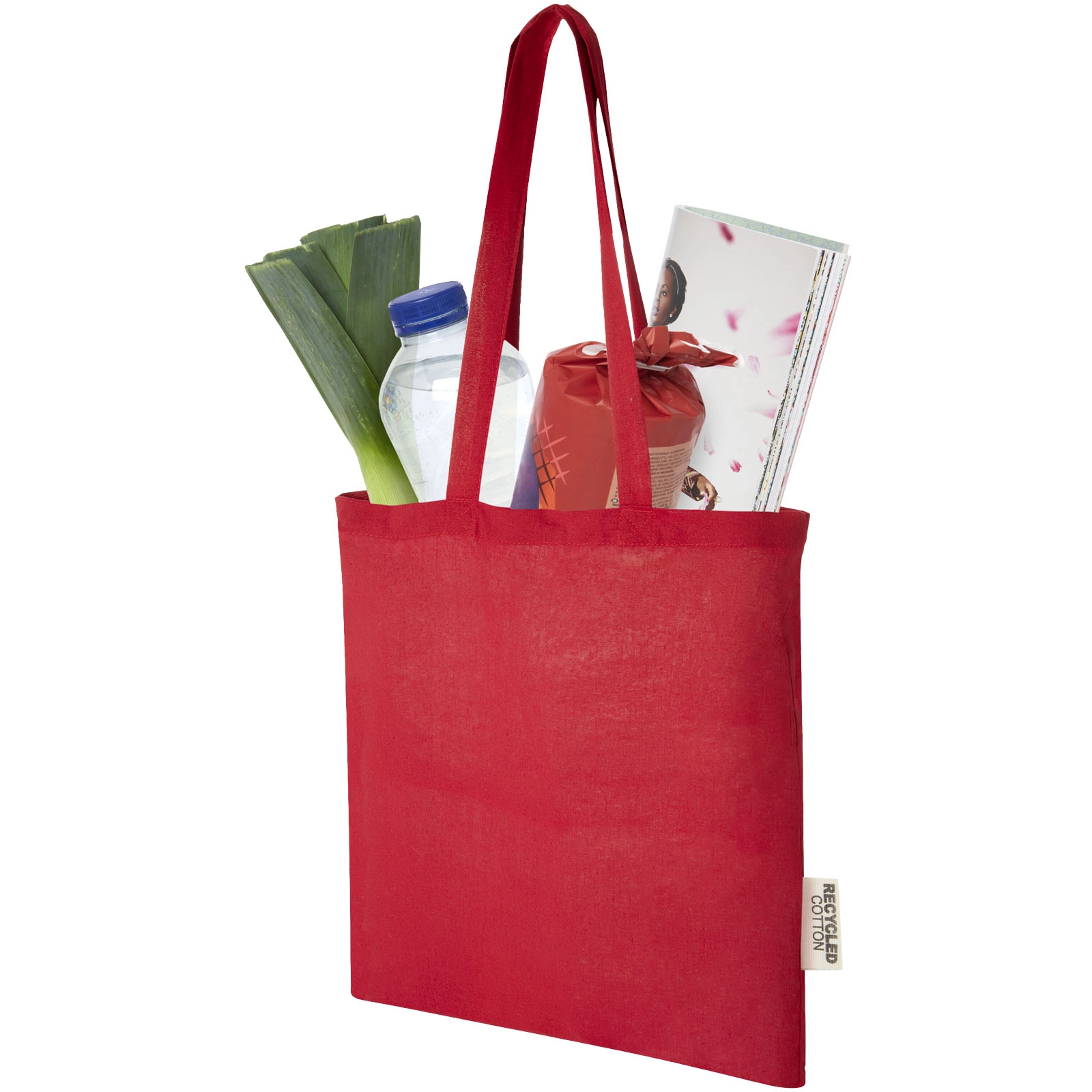 Immagine Tote bag in cotone riciclato GRS da 140 g/m2 Madras - 7L
