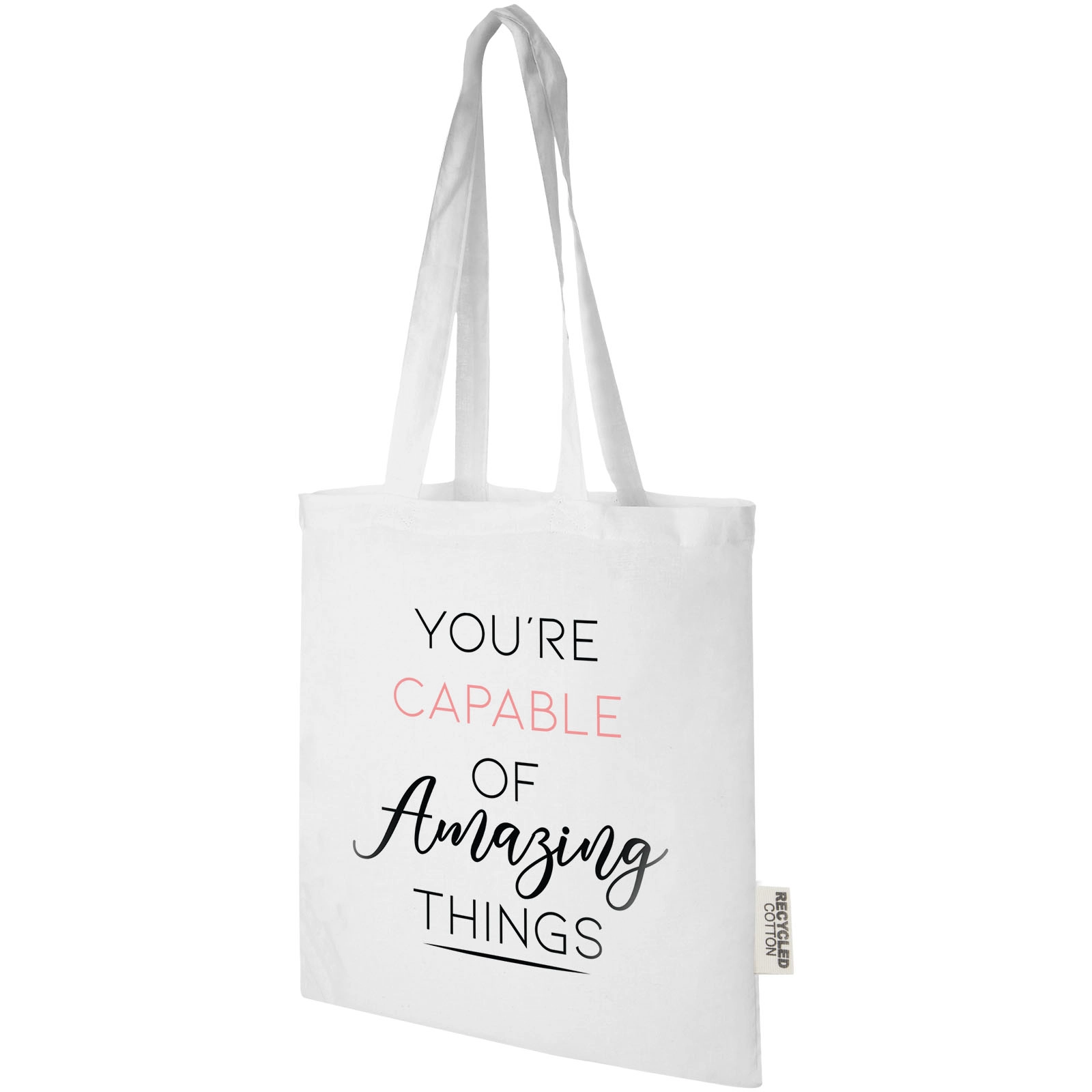 Immagine Tote bag in cotone riciclato GRS da 140 g/m2 Madras - 7L