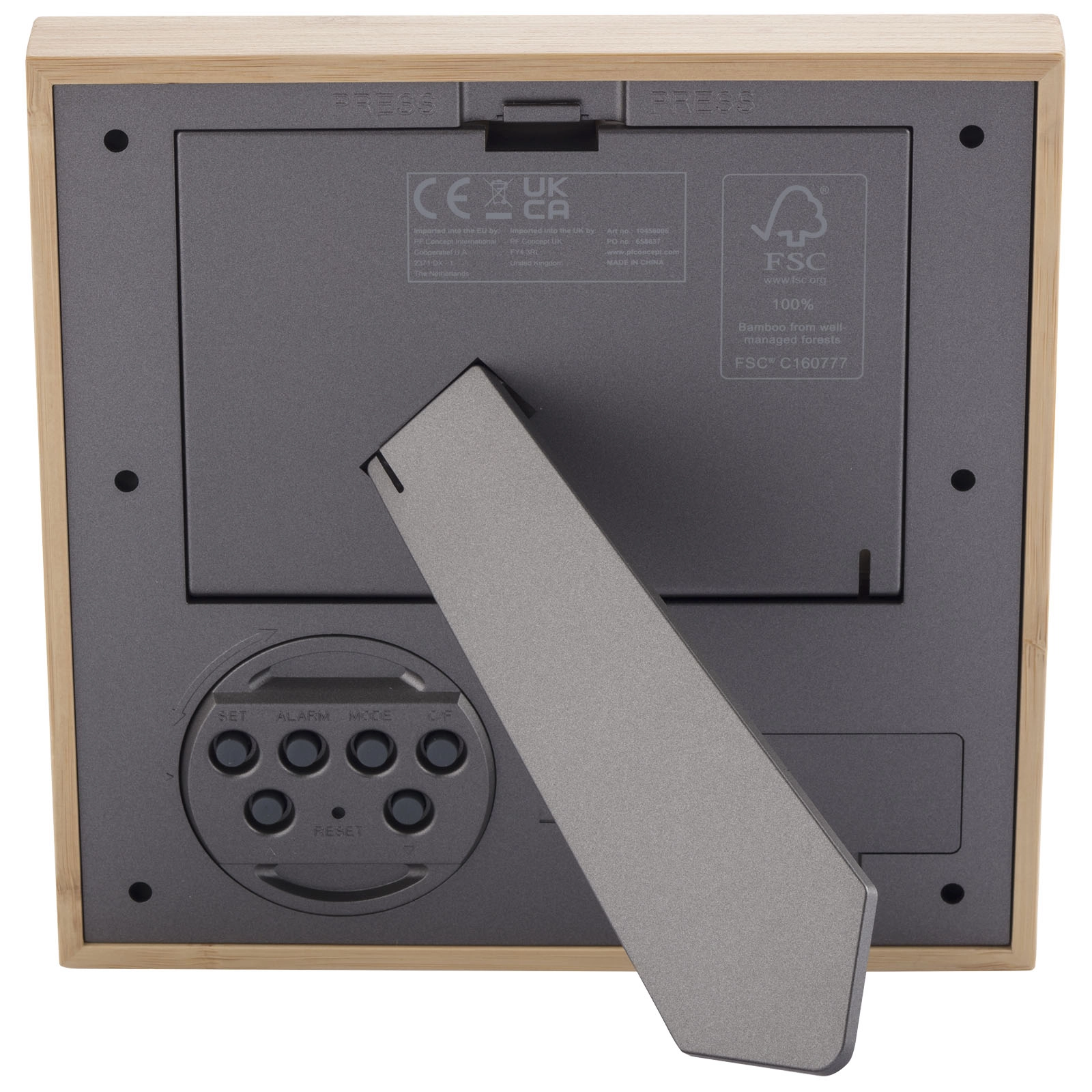 Immagine Cornice per foto in bambù con termometro Sasa