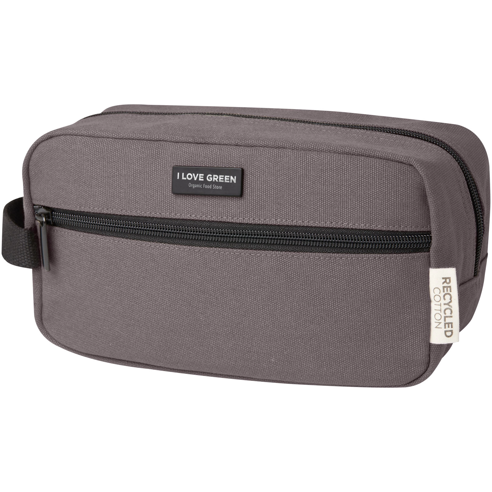 Immagine Borsa porta accessori in canvas riciclato certificato GRS Joey - 3,5 L