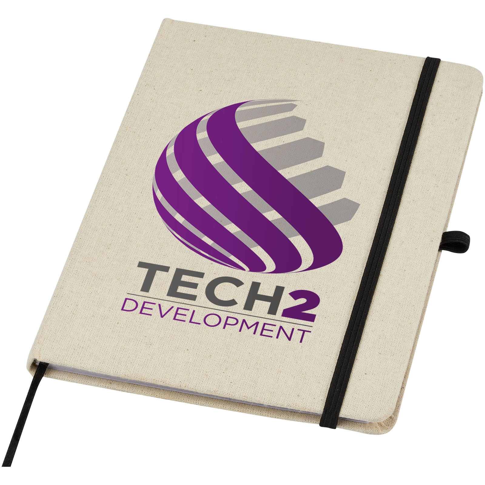 Immagine Blocco note in cotone biologico con copertina rigida Tutico