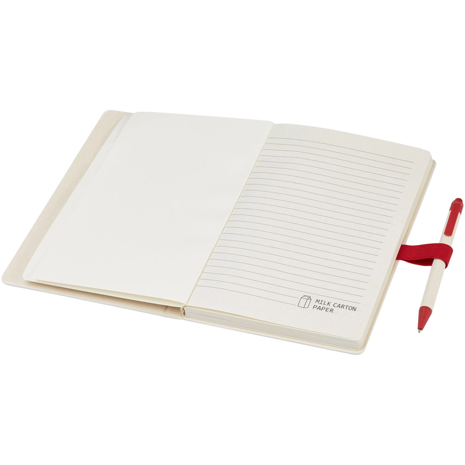 Immagine Set blocco note formato A5 e penna a sfera Dairy Dream realizzati con cartoni del latte riciclati