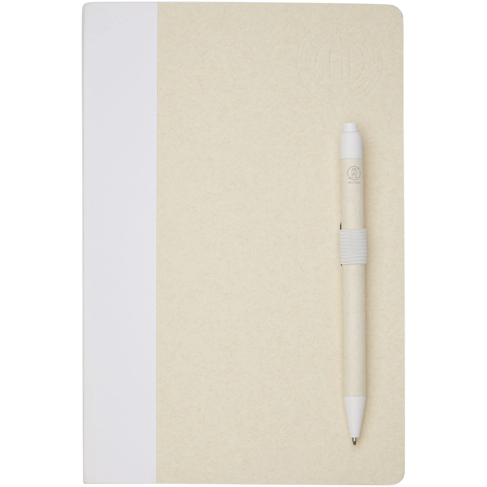 Immagine Set blocco note formato A5 e penna a sfera Dairy Dream realizzati con cartoni del latte riciclati