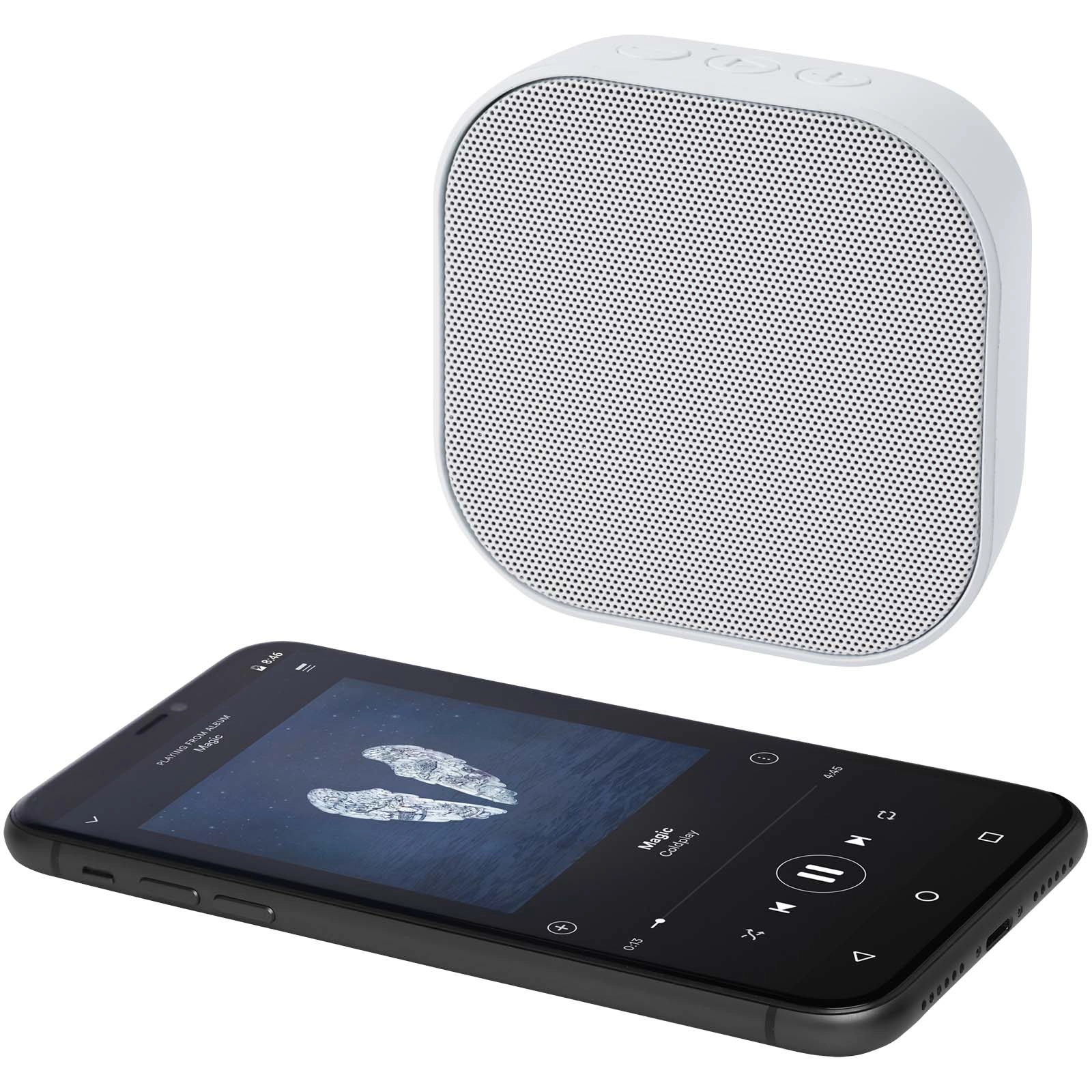 Immagine Mini speaker Bluetooth® 2.0 in plastica riciclata RCS da 3 W Stark