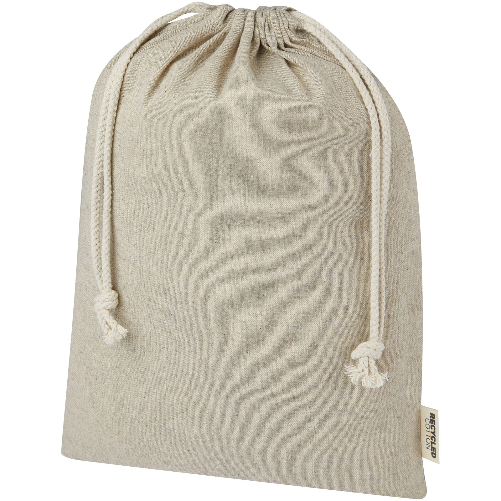 Immagine Sacchetto per confezione regalo grande in cotone riciclato 150 g/m² certificato GRS Pheebs - 4L